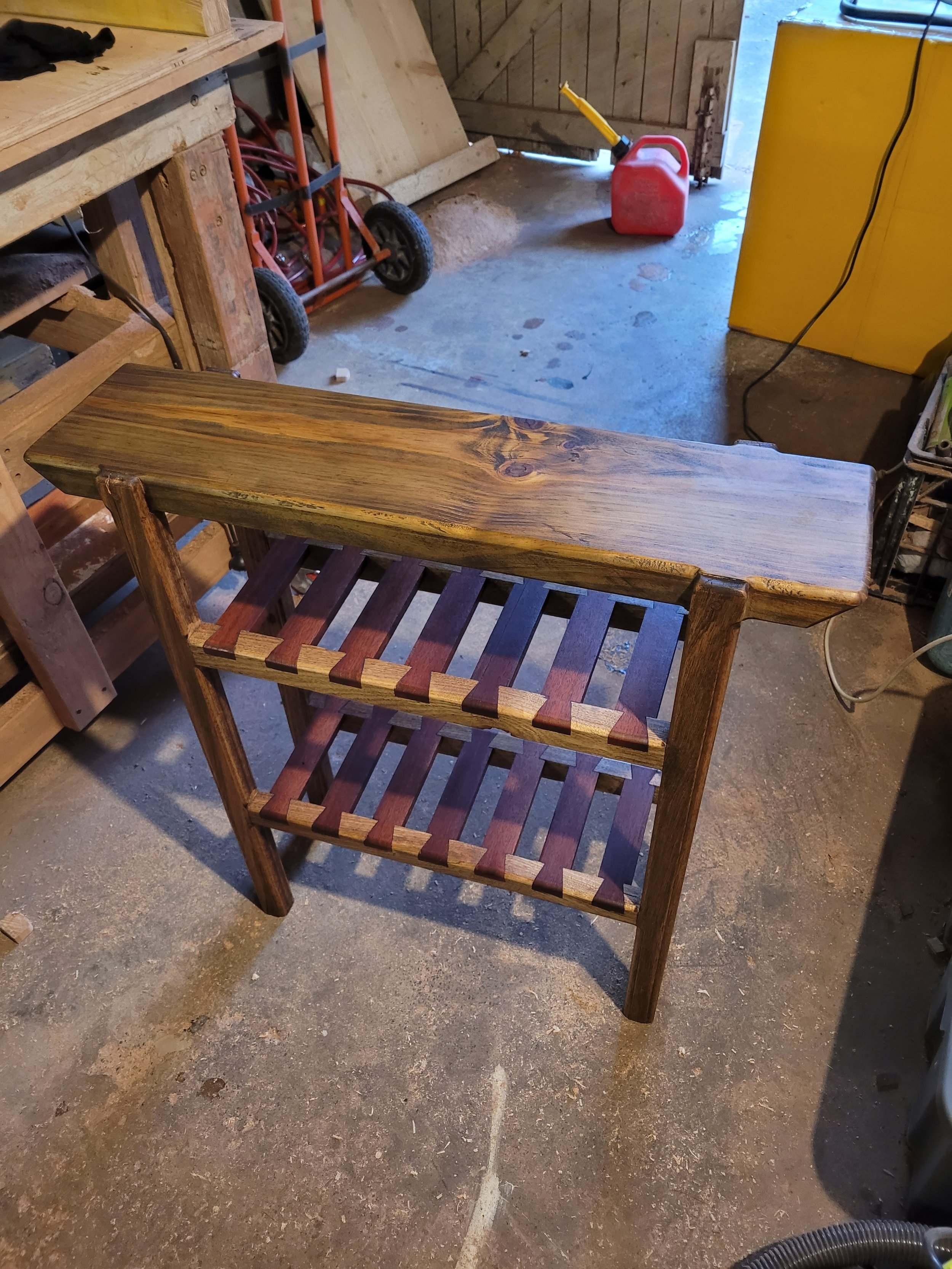 hallway table/shoe rack