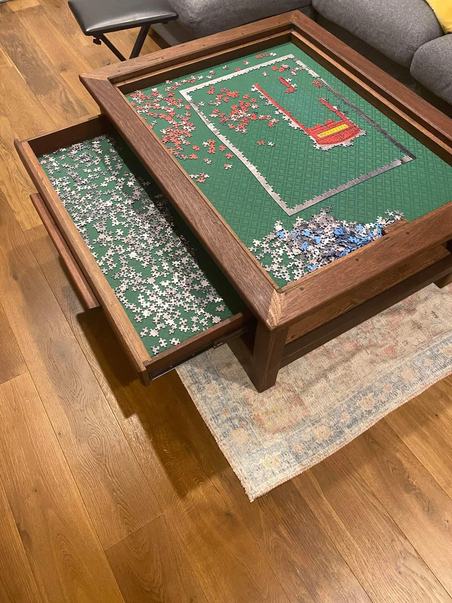 puzzle coffee table