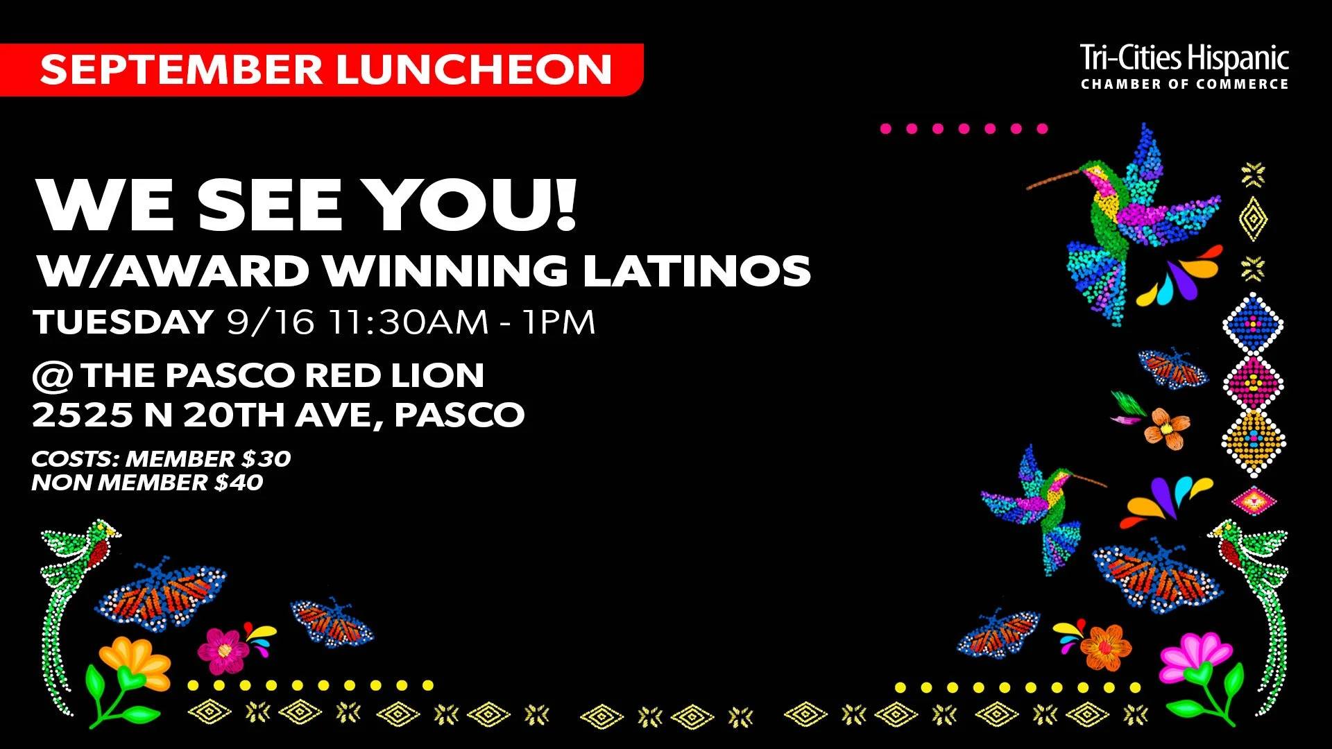September Luncheon: We See You!