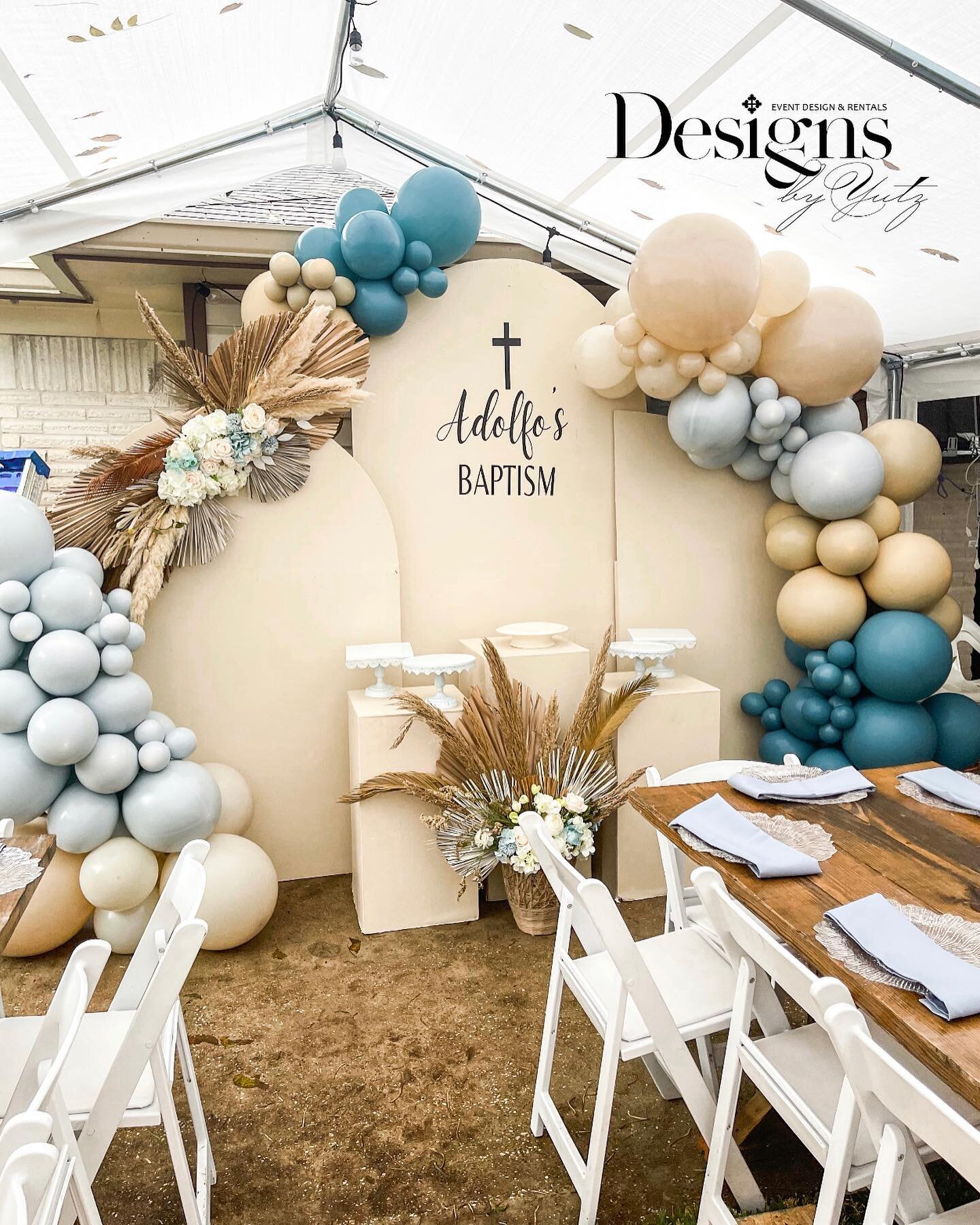 B A P T I S M ✝️🌾

Back in December we had the honor to be part of Adolfo&rsquo;s Baptism! Although the weather was a little gloomy, the party didn&rsquo;t stop!🥳

Thank you our client for letting us be part of Adolfo&rsquo;s special day!!🤍
⠀
From