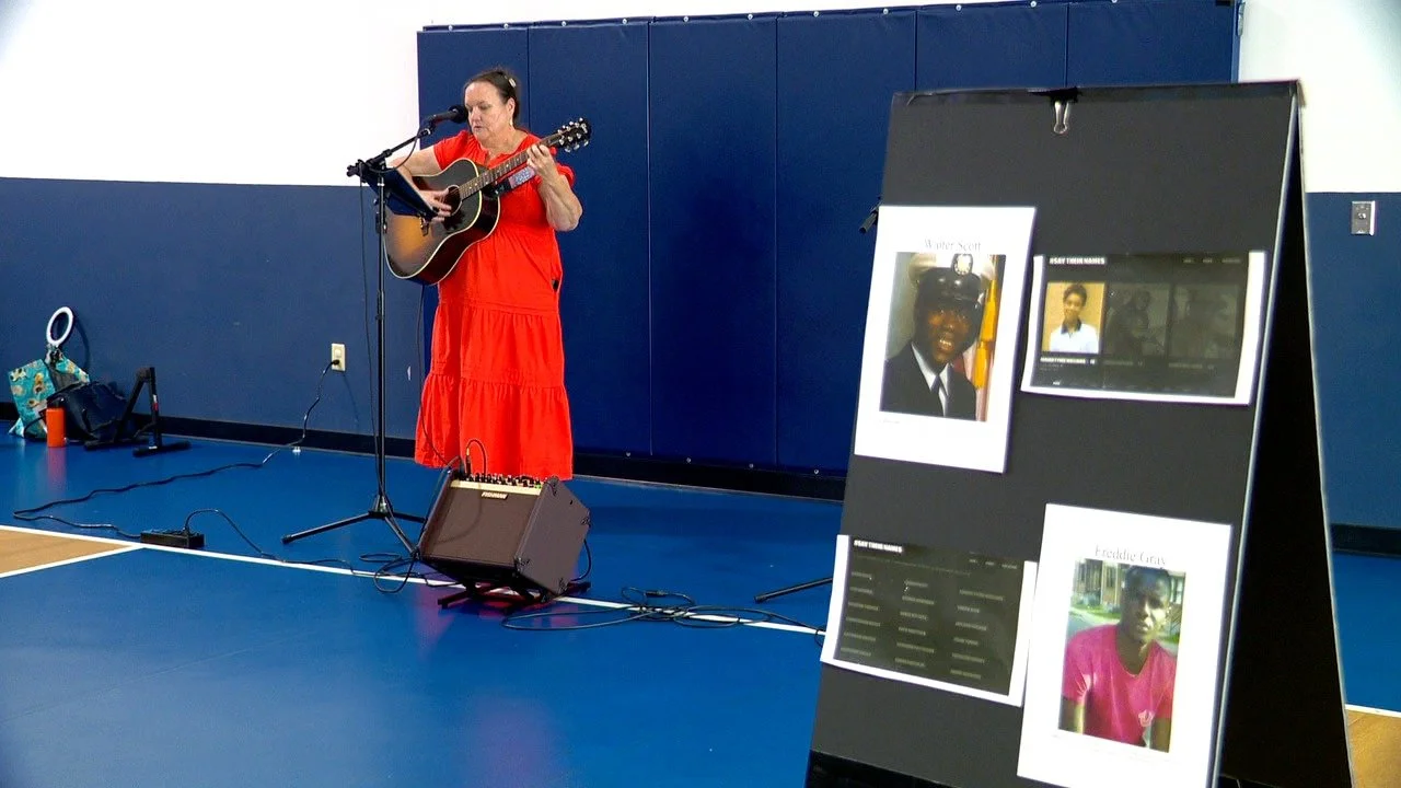 Jewel Ward — 2nd Annual Juneteenth Celebration: "Say Their Names" — 27 June 2026. Photo courtesy WLOS TV, c. 2026 All Rights Reserved.