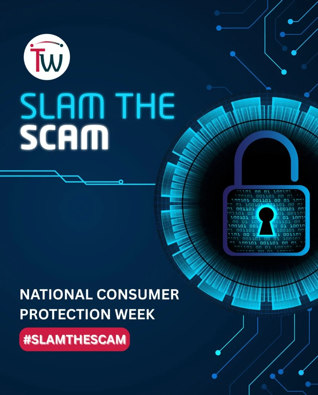 March 5th is #slamthescam day! Scams are on the rise - and often result in devastating losses to those that fall victim. 

This National Consumer Protection Week, we&rsquo;re aiming to help our members recognize the signs of scams, and encouraging th