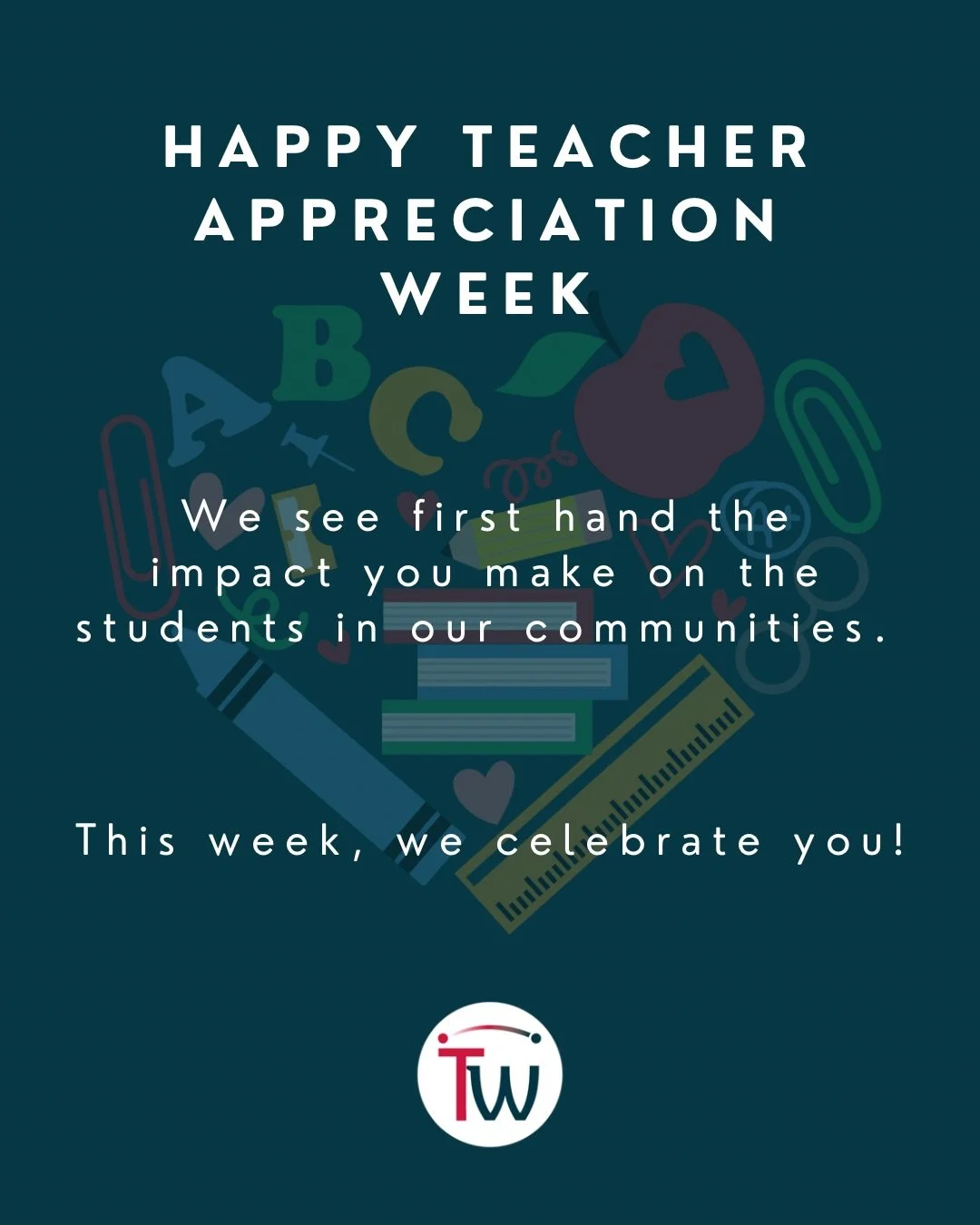 We see you, teachers! The late nights, early mornings, alll the things to support your students - we hope you feel loved this week. 

As part of our thank you, we&rsquo;re offering a free ticket to school staff members with their work badge at the IE