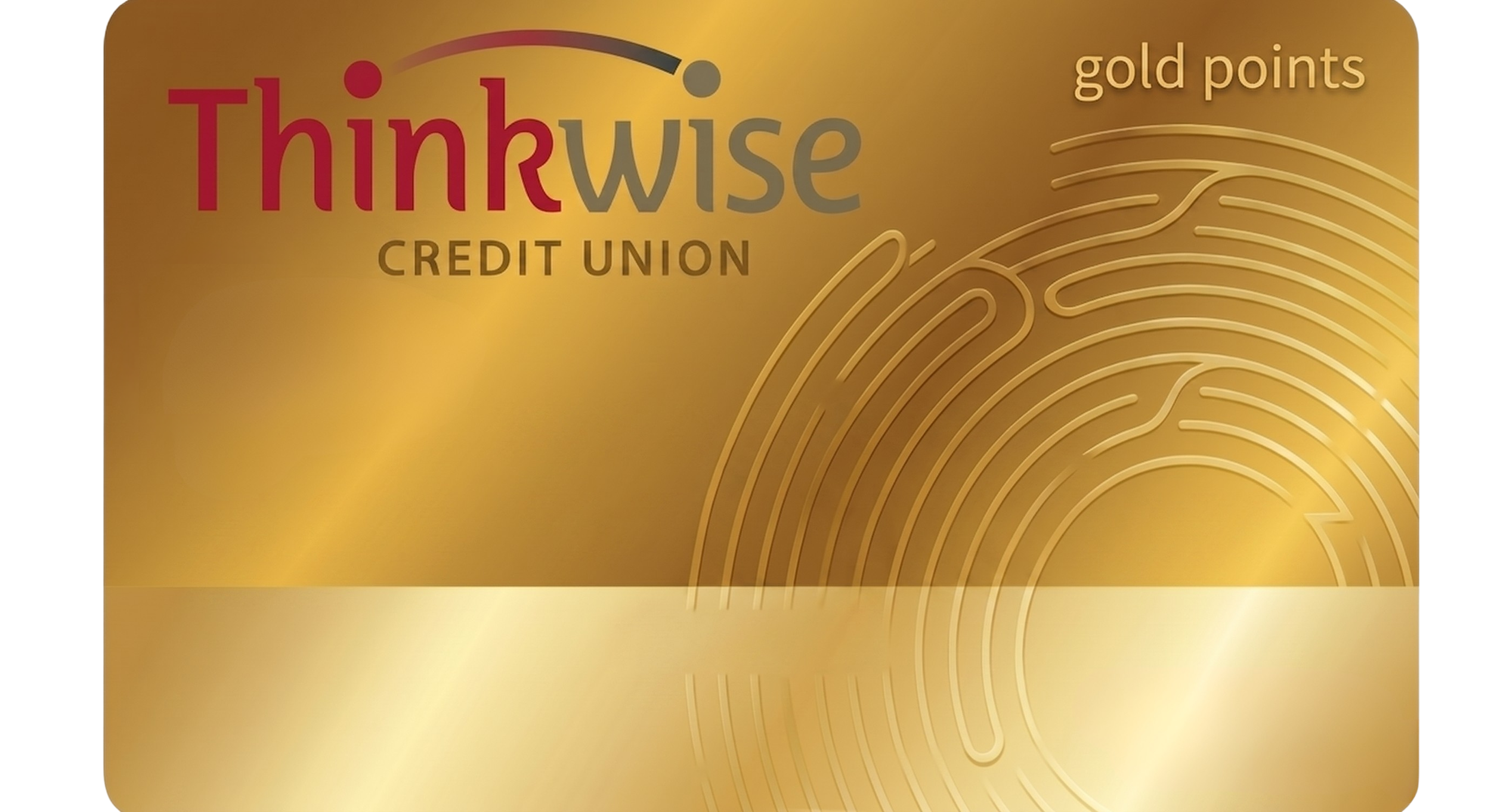 Thinkwise Credit Union Gold Points card