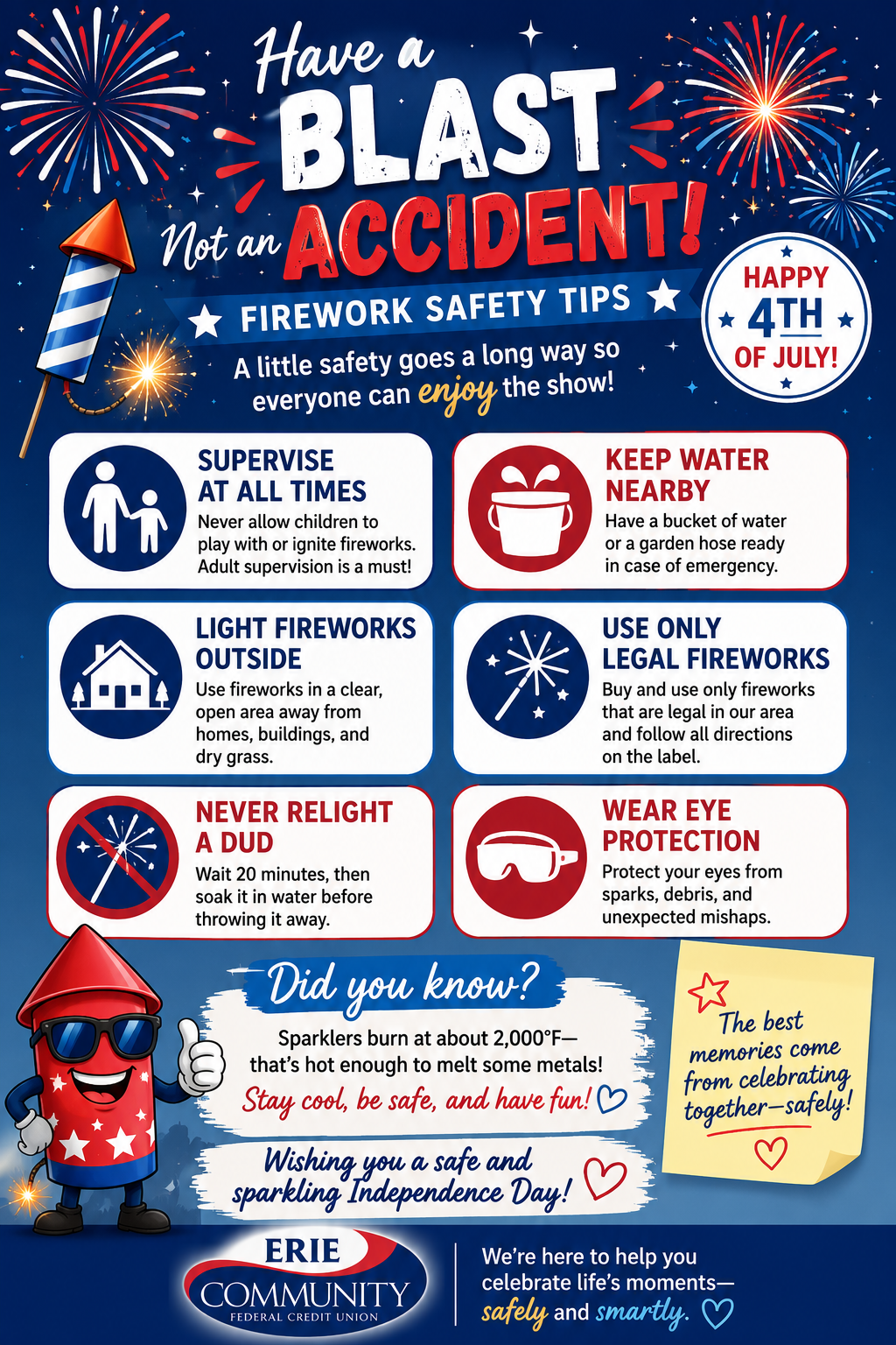 Have a Blast, Not an Accident: Firework Safety Tips for a Safe 4th of July