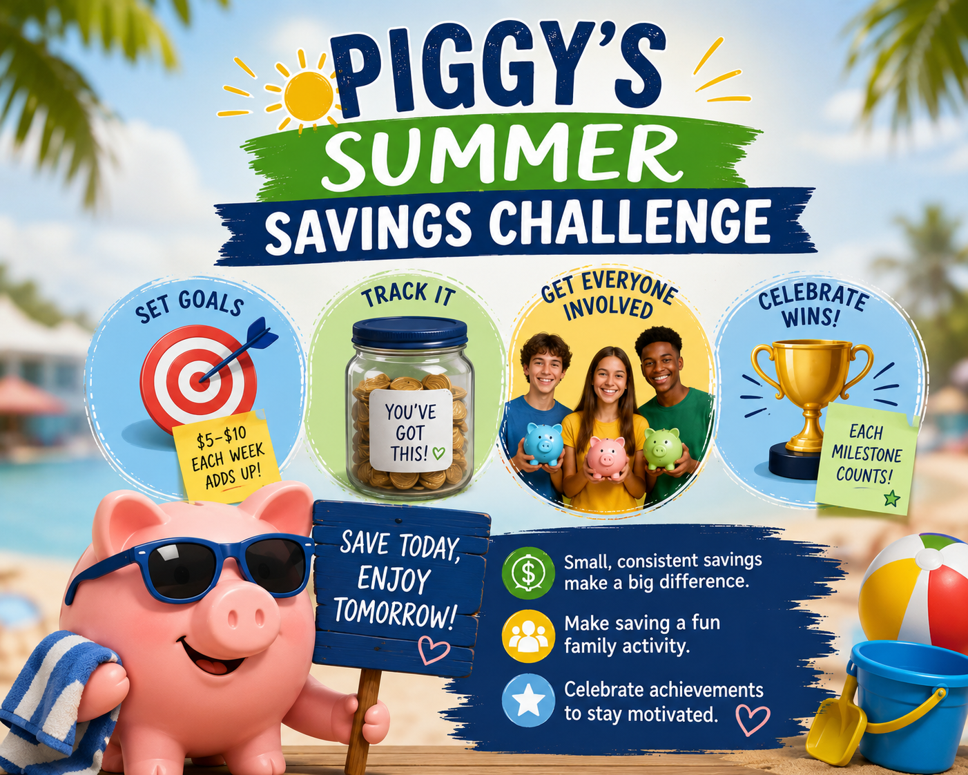 🏖️ Piggy's Summer Savings Adventure