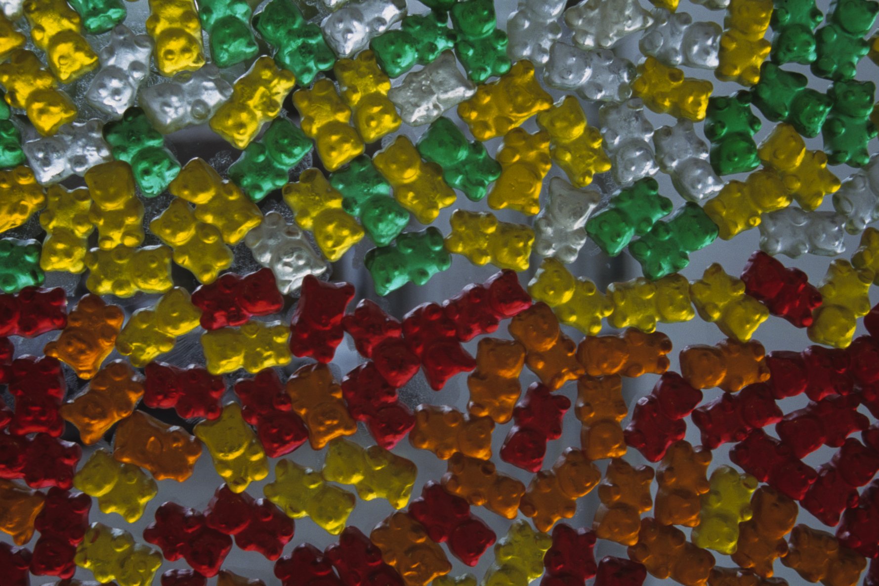 untitled installation | candy on windows | 1999