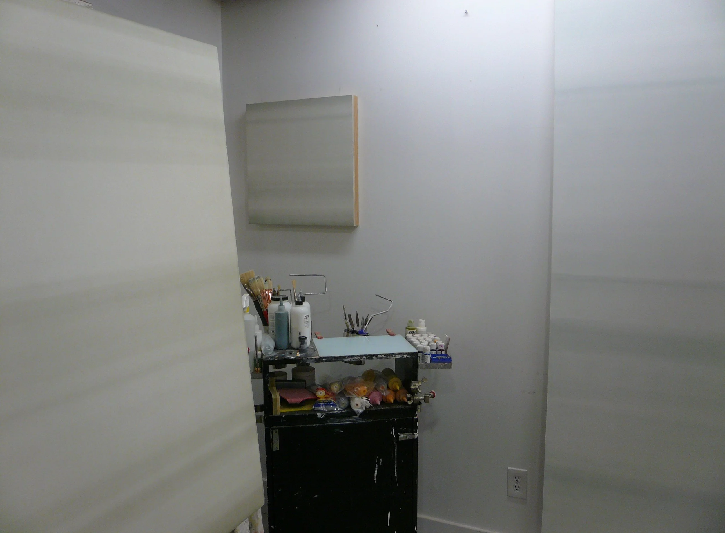 studio view, Holding On To Nothing, 2008
