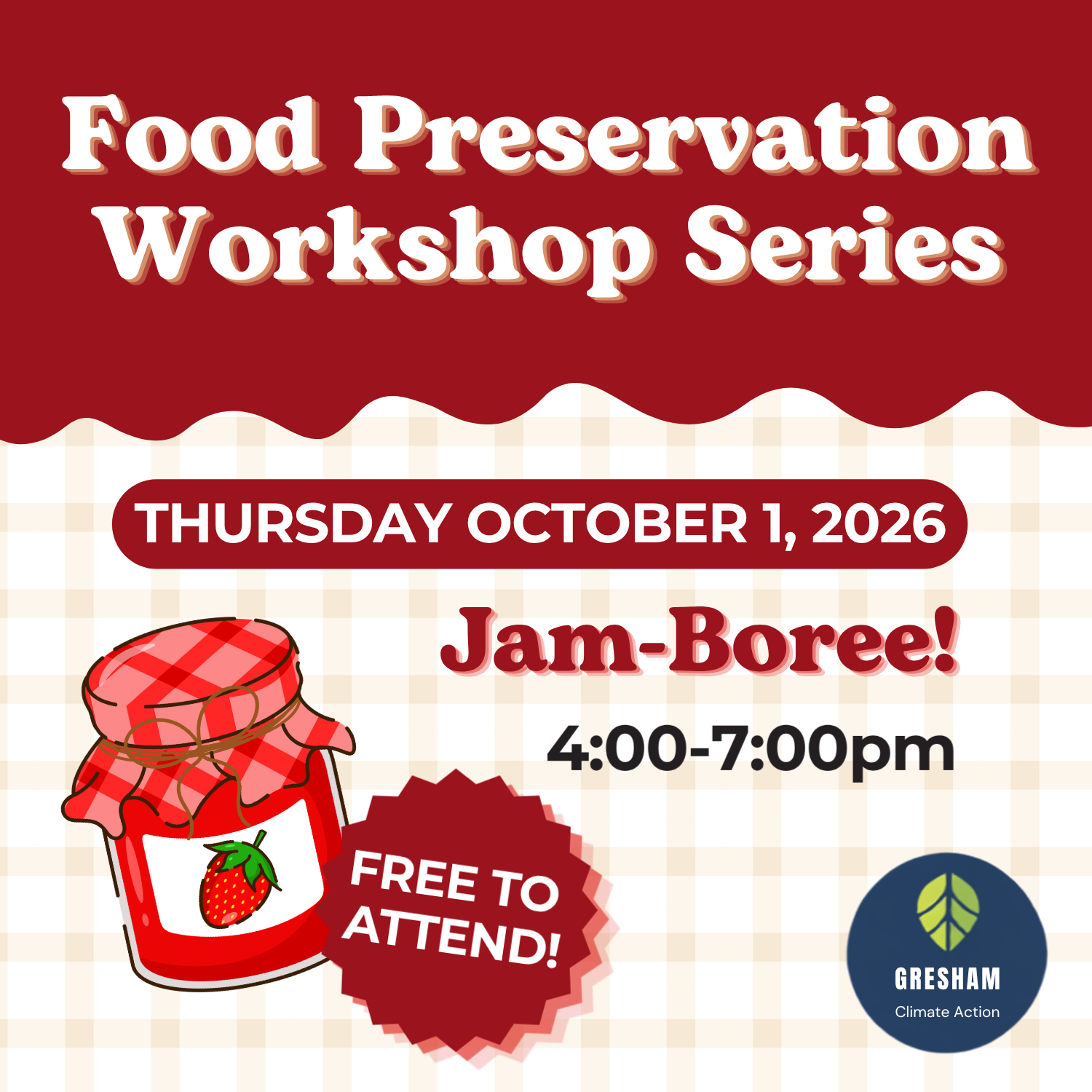 Food Preservation Workshop Series