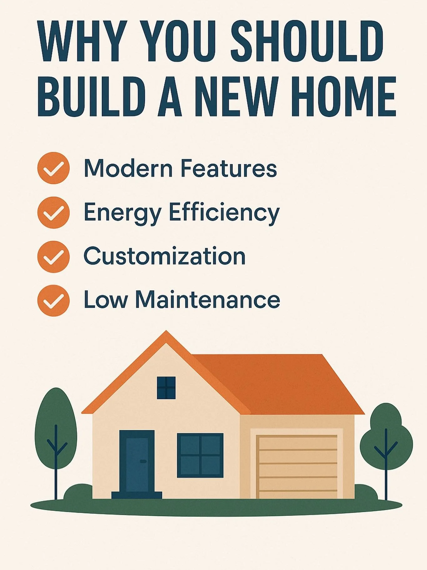 🏡✨ Thinking about building a new home?

Here&rsquo;s why it might be the best decision you&rsquo;ll ever make:

✔ Modern features tailored to today&rsquo;s lifestyle
✔ Energy efficiency that saves money long-term
✔ Complete customization to fit your