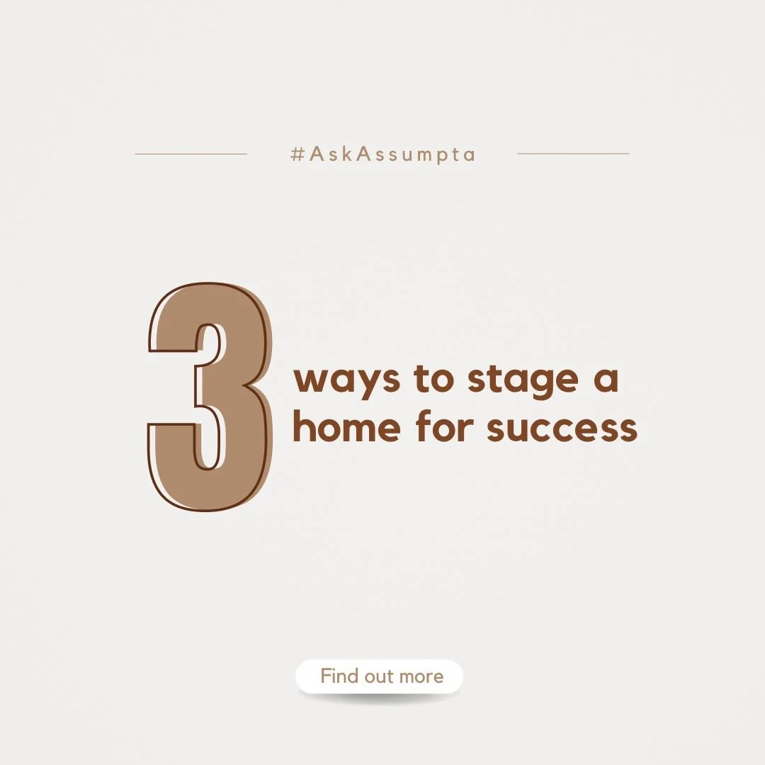 ✨ First impressions matter, especially when selling your home. ✨

Staging doesn&rsquo;t have to be complicated. Small, intentional changes can help buyers see the full potential of your space and feel instantly at home.

Here are 3 simple ways to sta