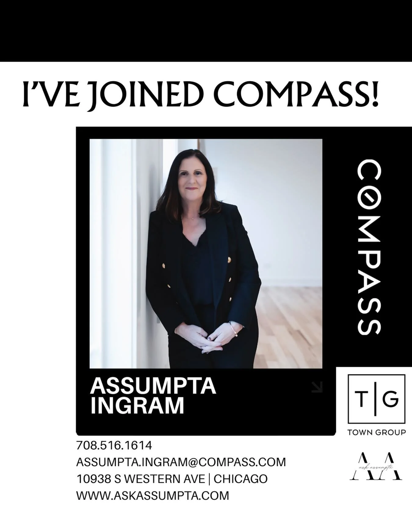 You might have heard the good news around town 😉

I&rsquo;m excited to share that I&rsquo;ve joined The Town Group | Compass. 

It feels like a new family, but in a neighborhood that means so much to me. I&rsquo;m grateful for the opportunity and th