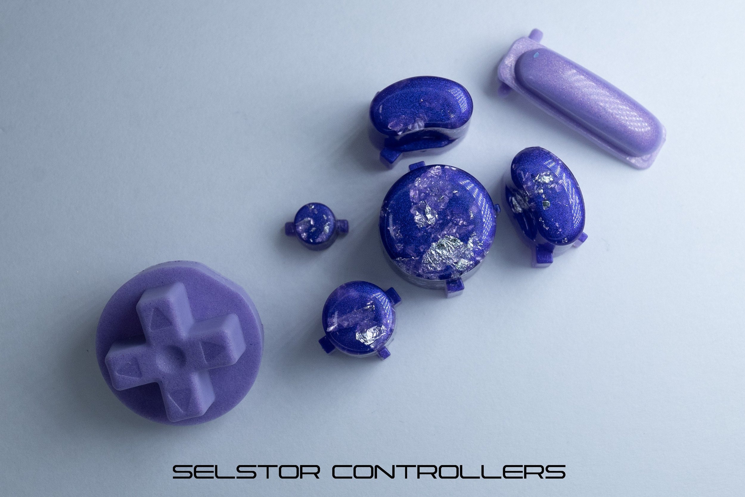 MIXED SET (BALD) GameCube Button Set - ABXYstartDpadZ