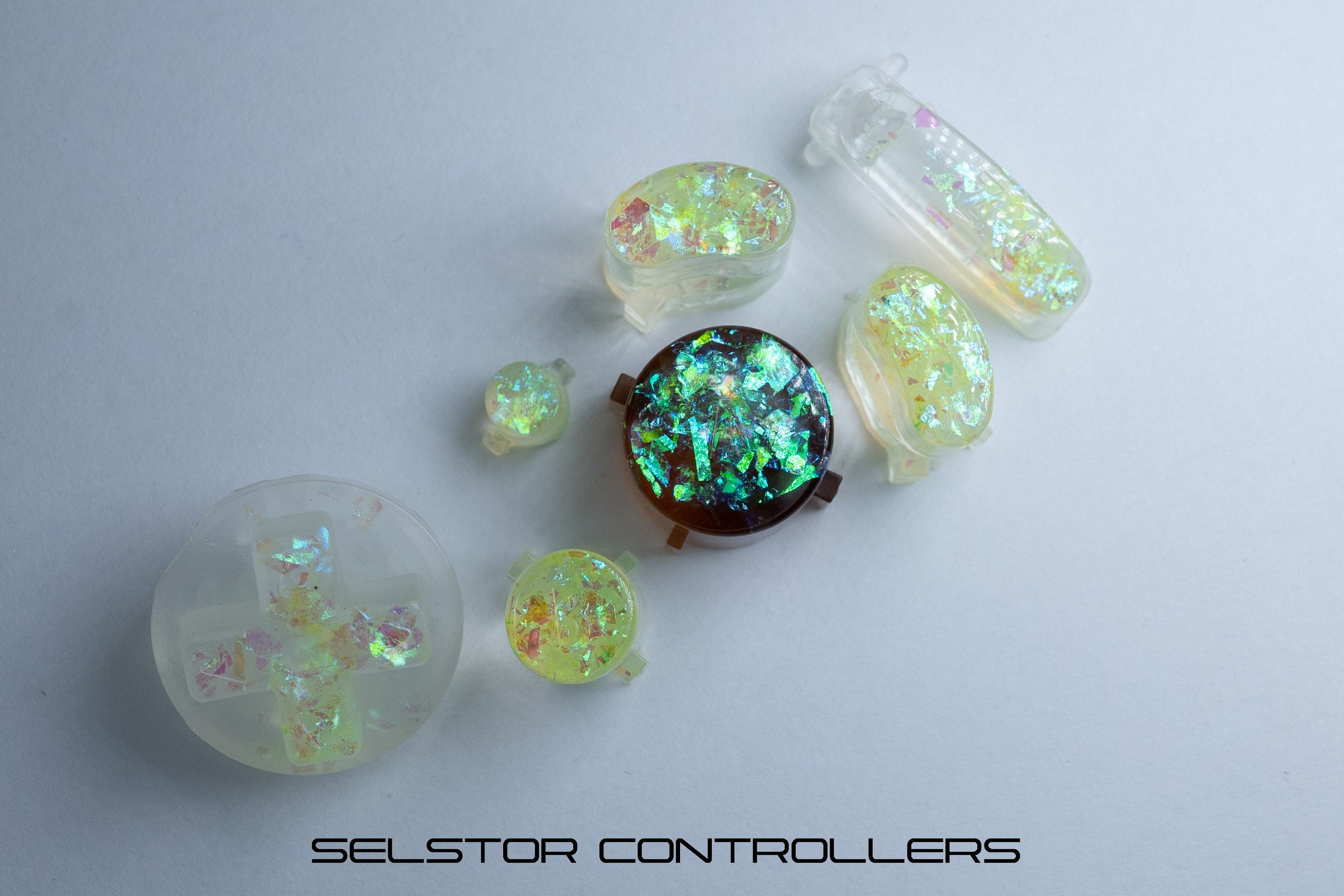 MIXED SET GameCube Button Set - ABXYstartDpadZ