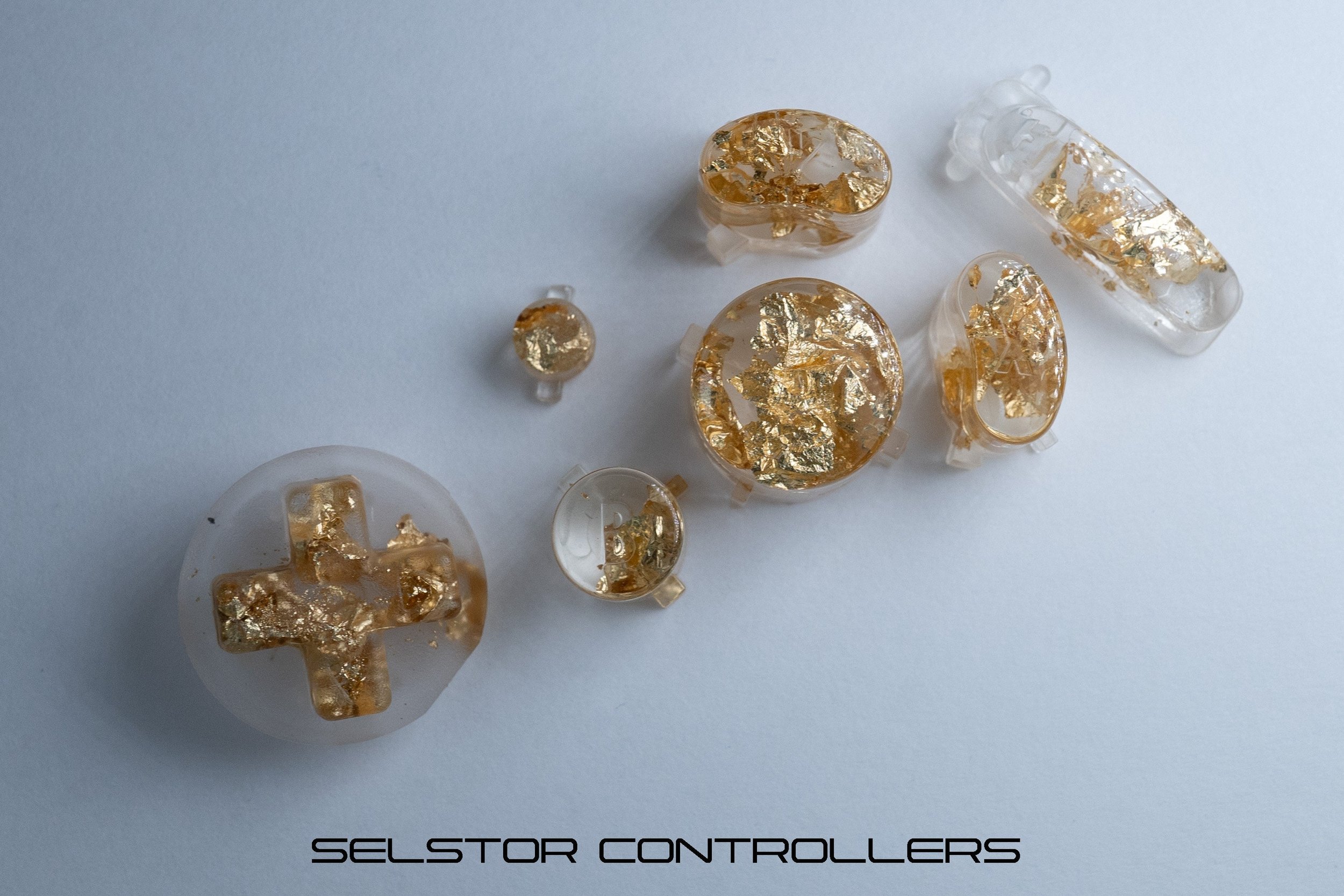 GOLDSLICK GameCube Button Set - ABXYstartDpadZ