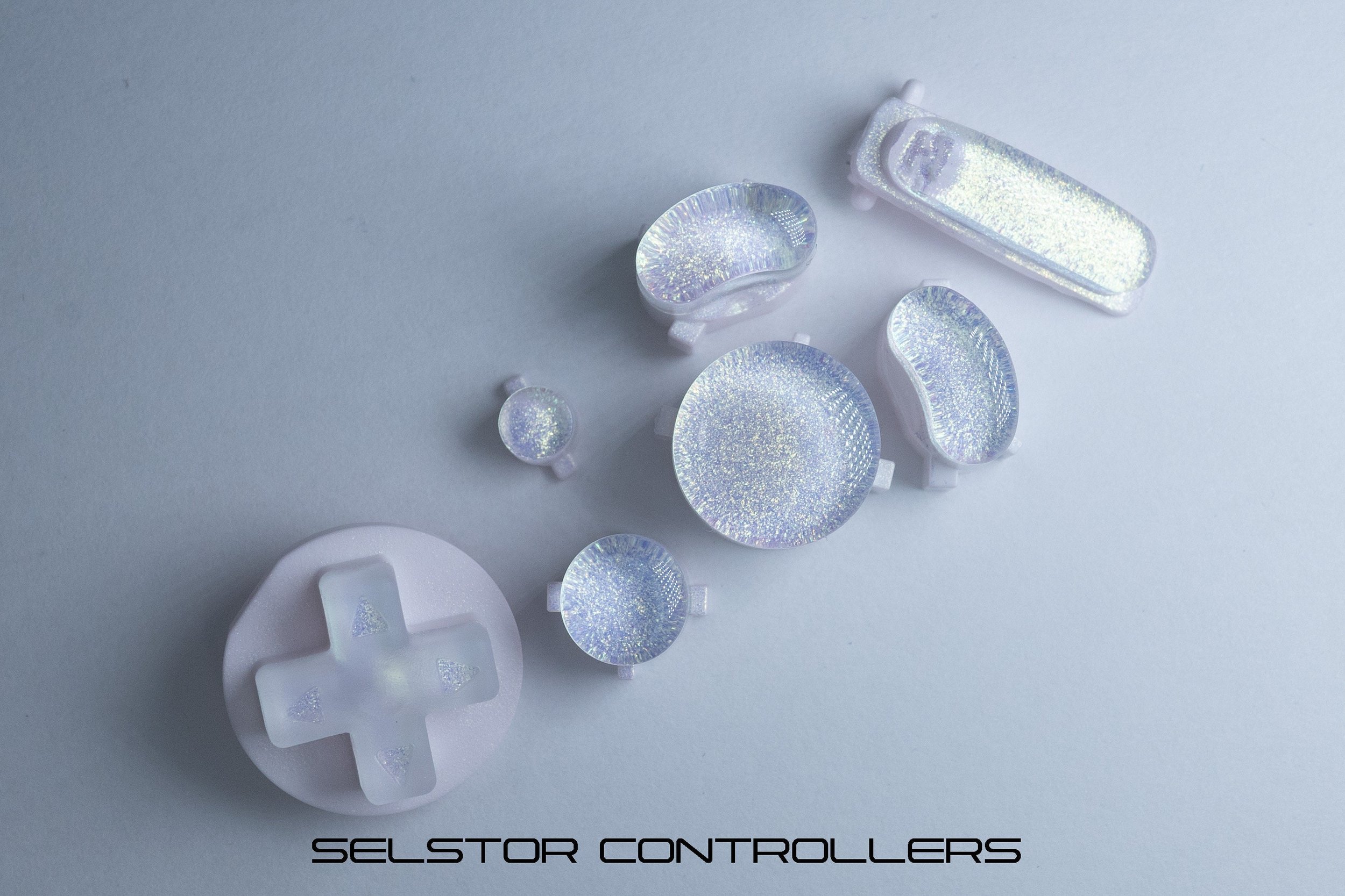 UNICORN BLOOD (BALD) GameCube Button Set - ABXYstartDpadZ