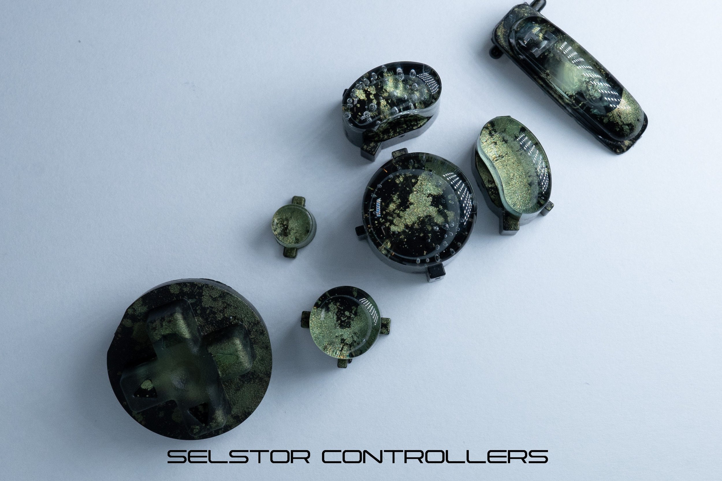 MOSS (BALD) GameCube Button Set - ABXYstartDpadZ