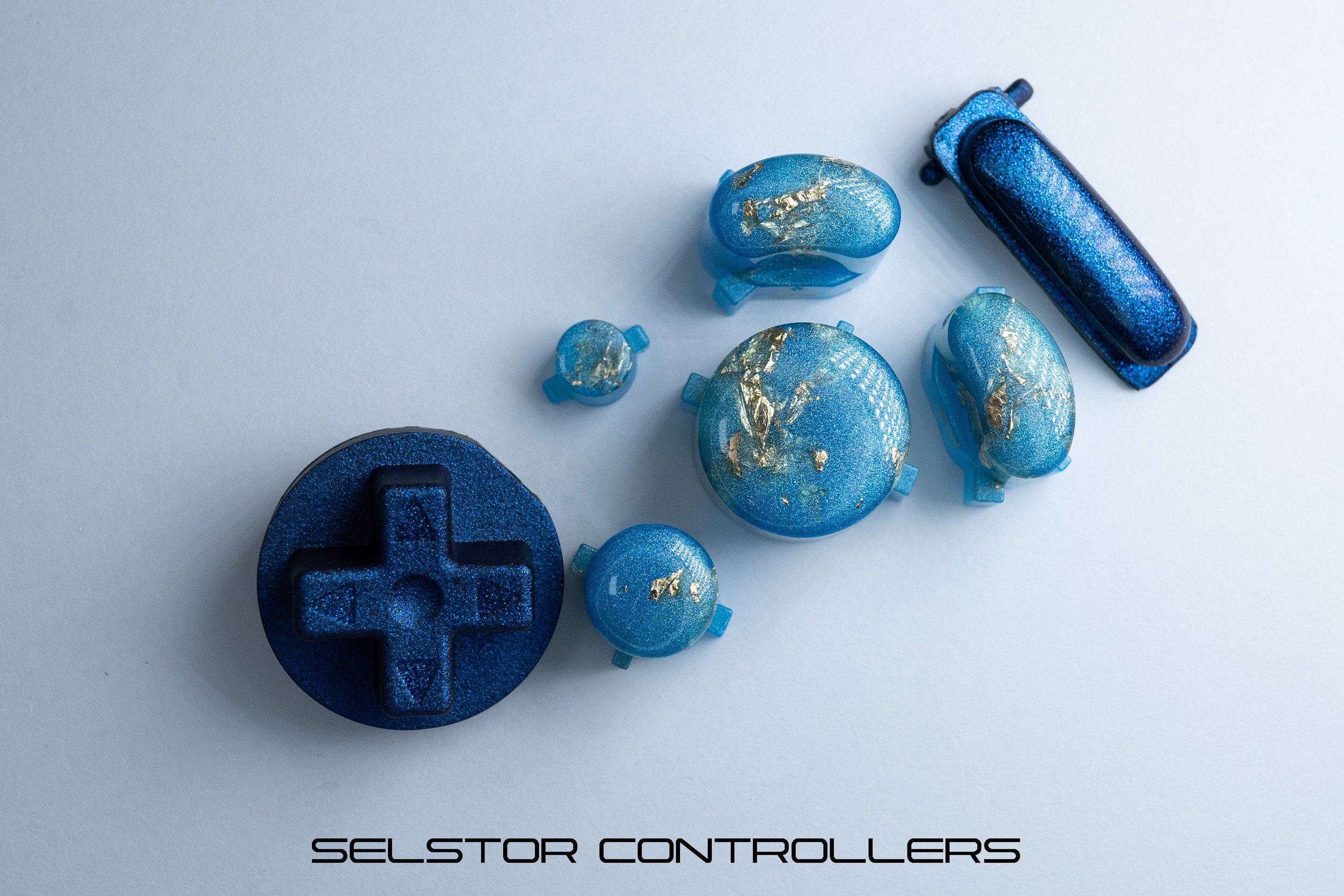 MIXED SET (BALD) GameCube Button Set - ABXYstartDpadZ