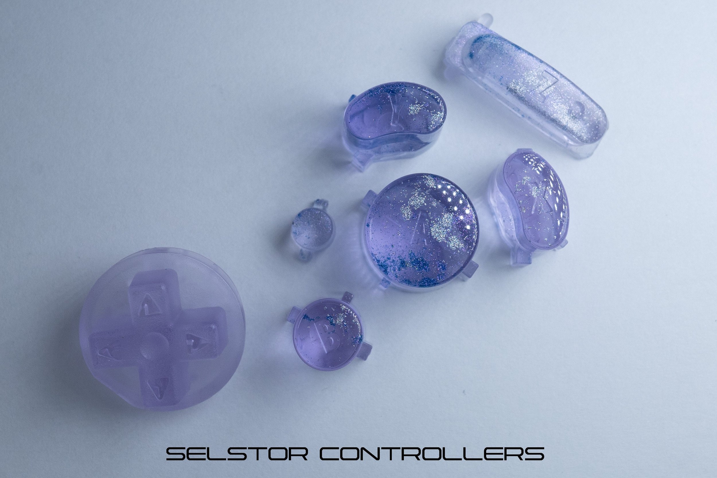 PURP GameCube Button Set - ABXYstartDpadZ