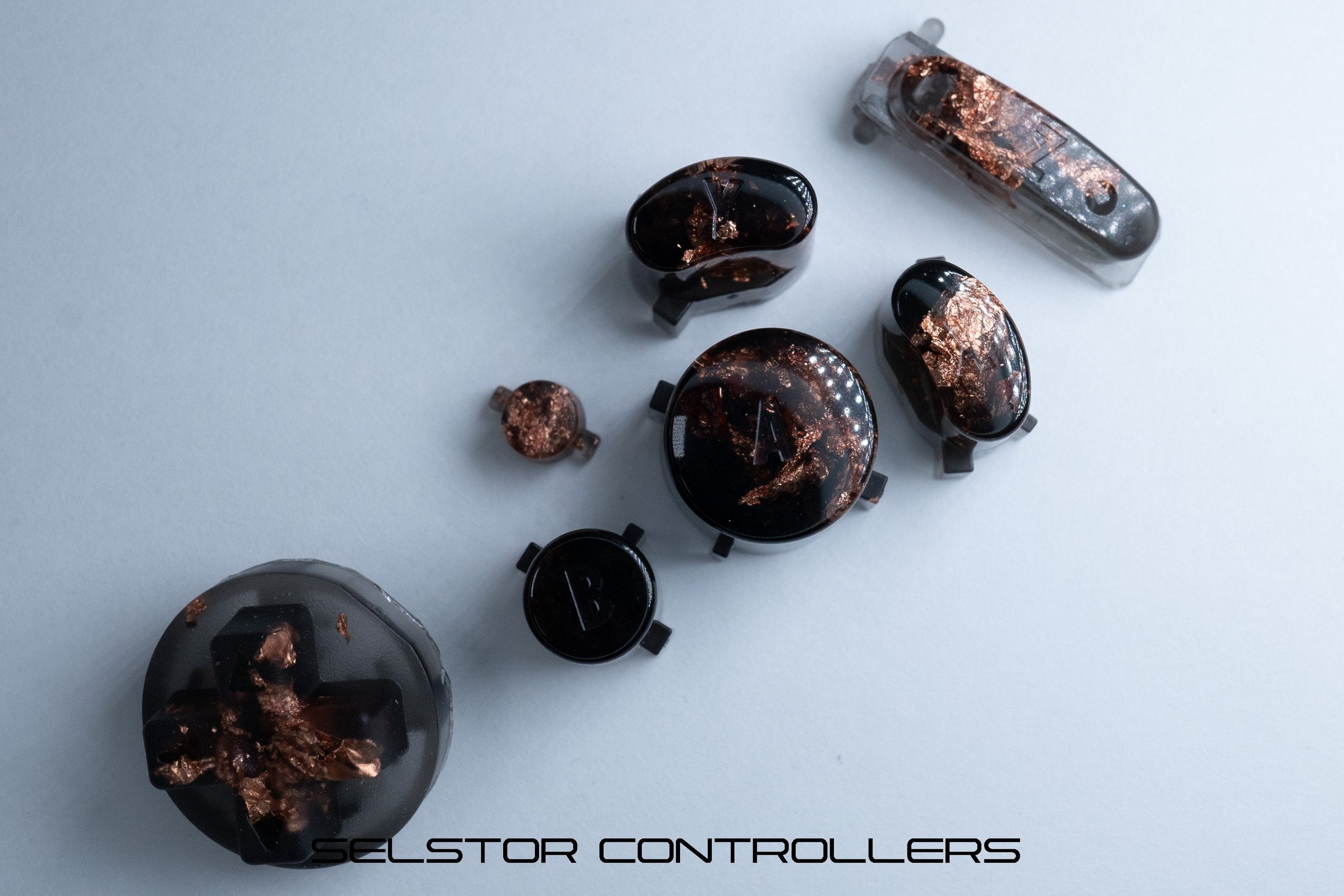 SMOKED COPPER GameCube Button Set - ABXYstartDpadZ