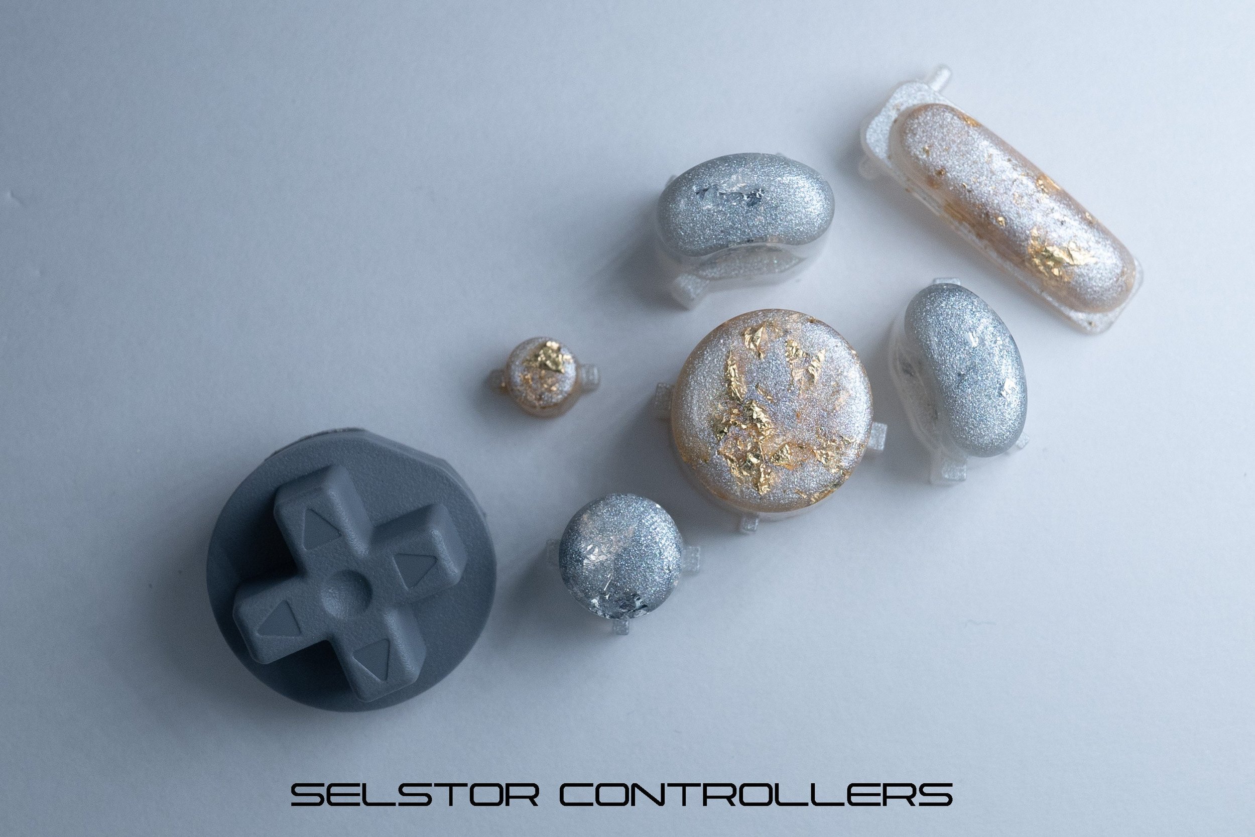 MIXED SET (BALD) GameCube Button Set - ABXYstartDpadZ