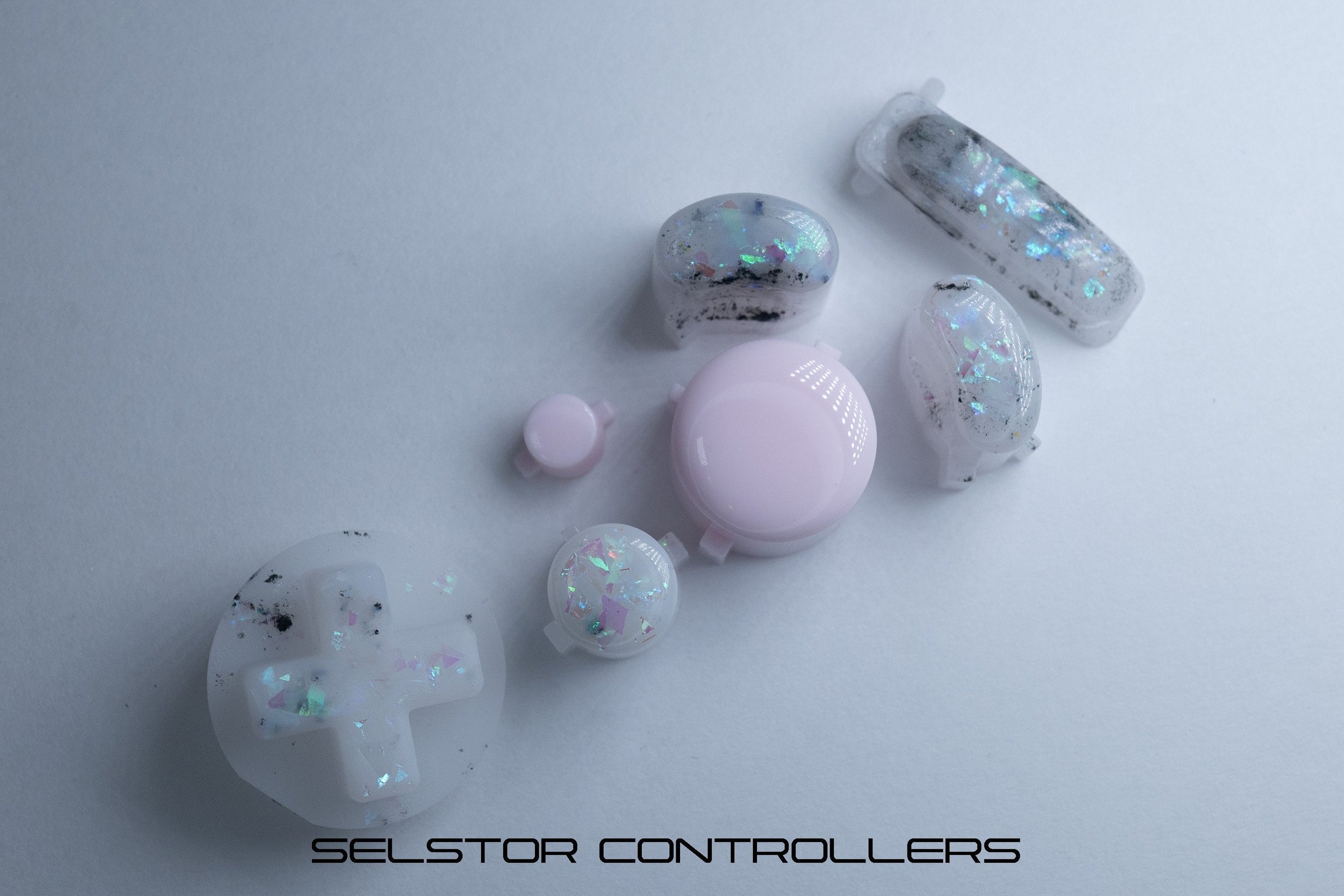 MIXED SET (BALD) GameCube Button Set - ABXYstartDpadZ