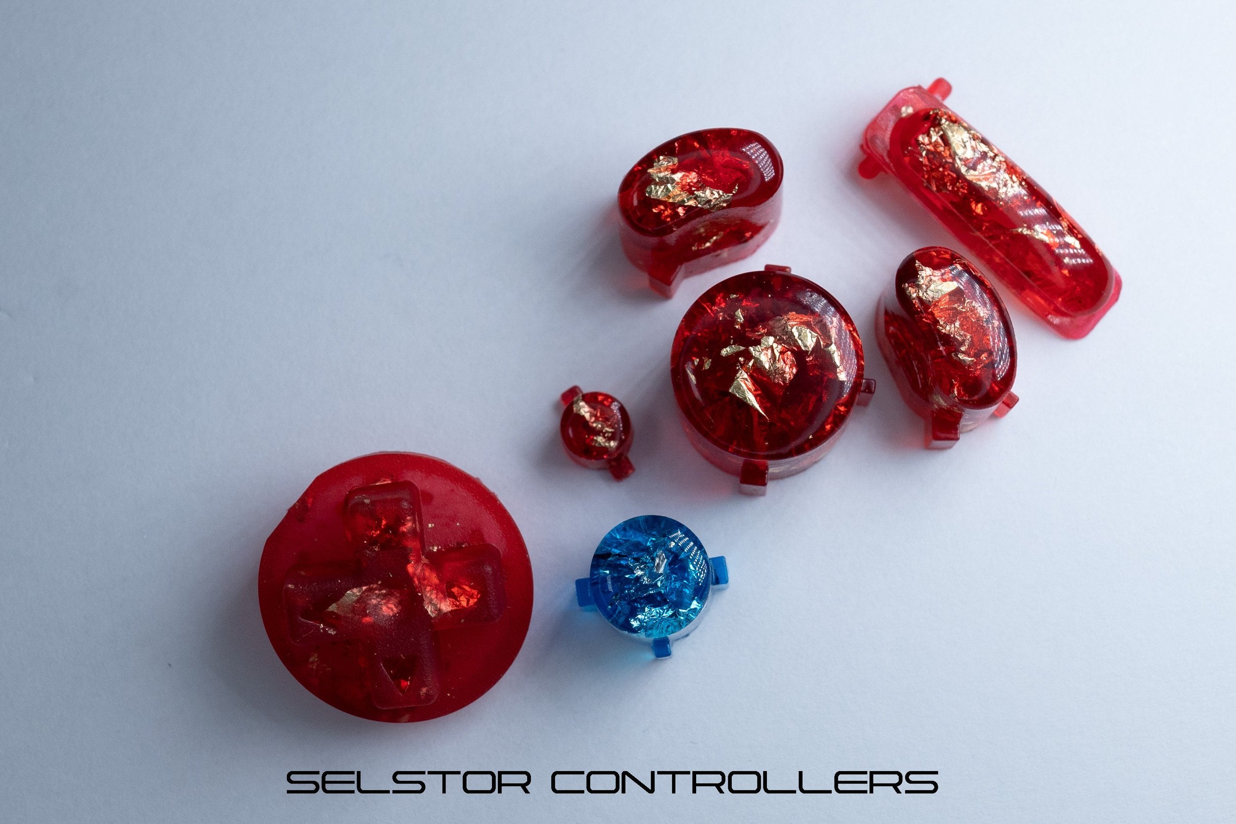 MIXED SET (BALD) GameCube Button Set - ABXYstartDpadZ