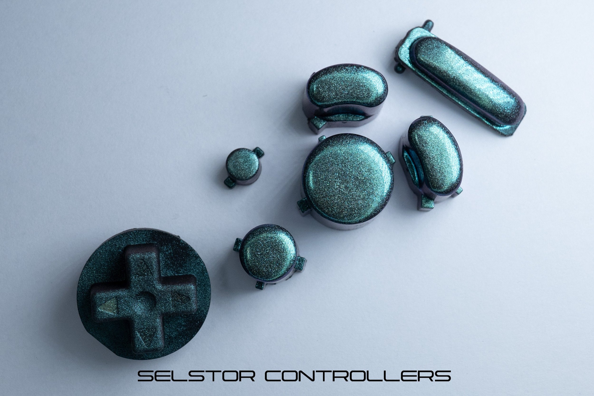 GALAXY SHIFT (BALD) GameCube Button Set - ABXYstartDpadZ