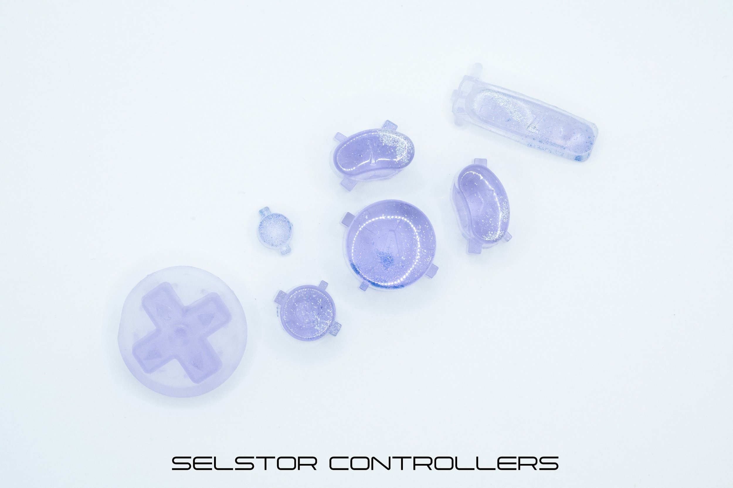 PURP GameCube Button Set - ABXYstartDpadZ (Mainstage Stock - M4)