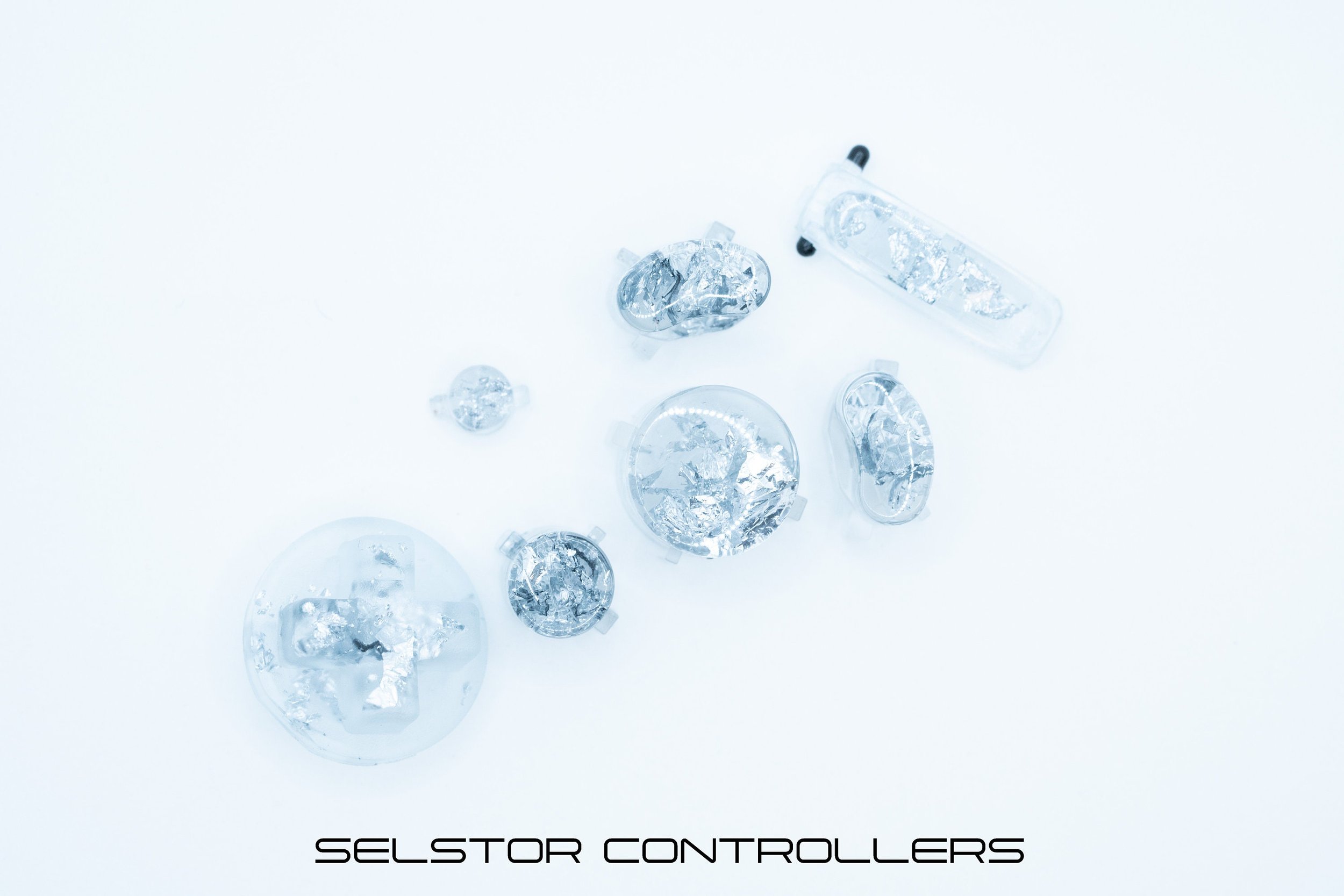 ALUMINUM GameCube Button Set - ABXYstartDpadZ (Mainstage Stock - M4)