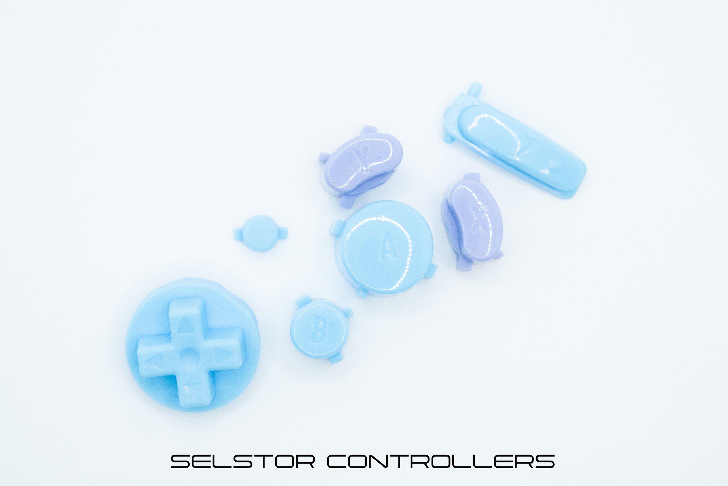 PASTELS GameCube Button Set - ABXYstartDpadZ (Mainstage Stock - M1)
