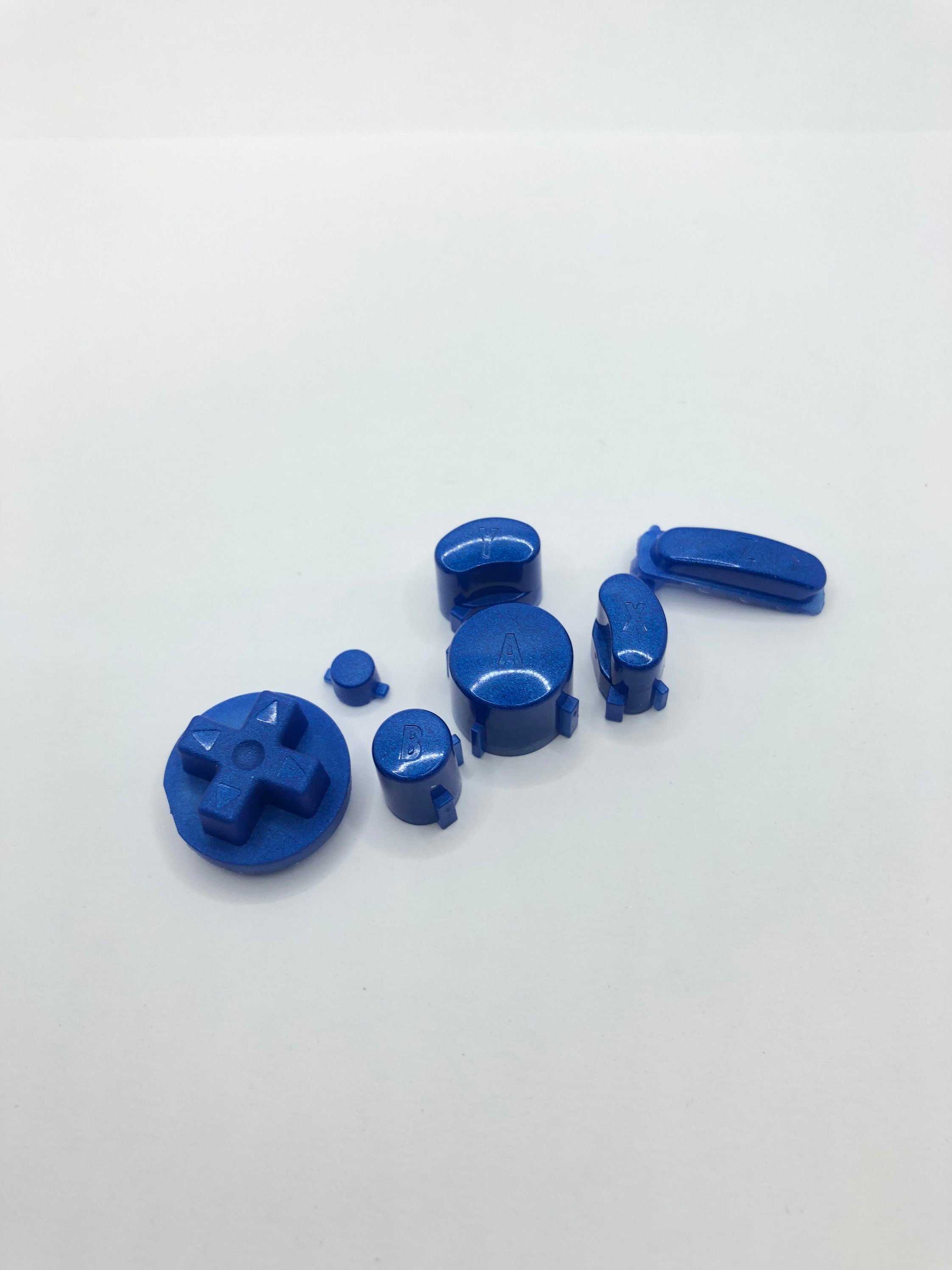 Custom Order - SAPPHIRE GameCube Button Set - ABXYstartDpadZ