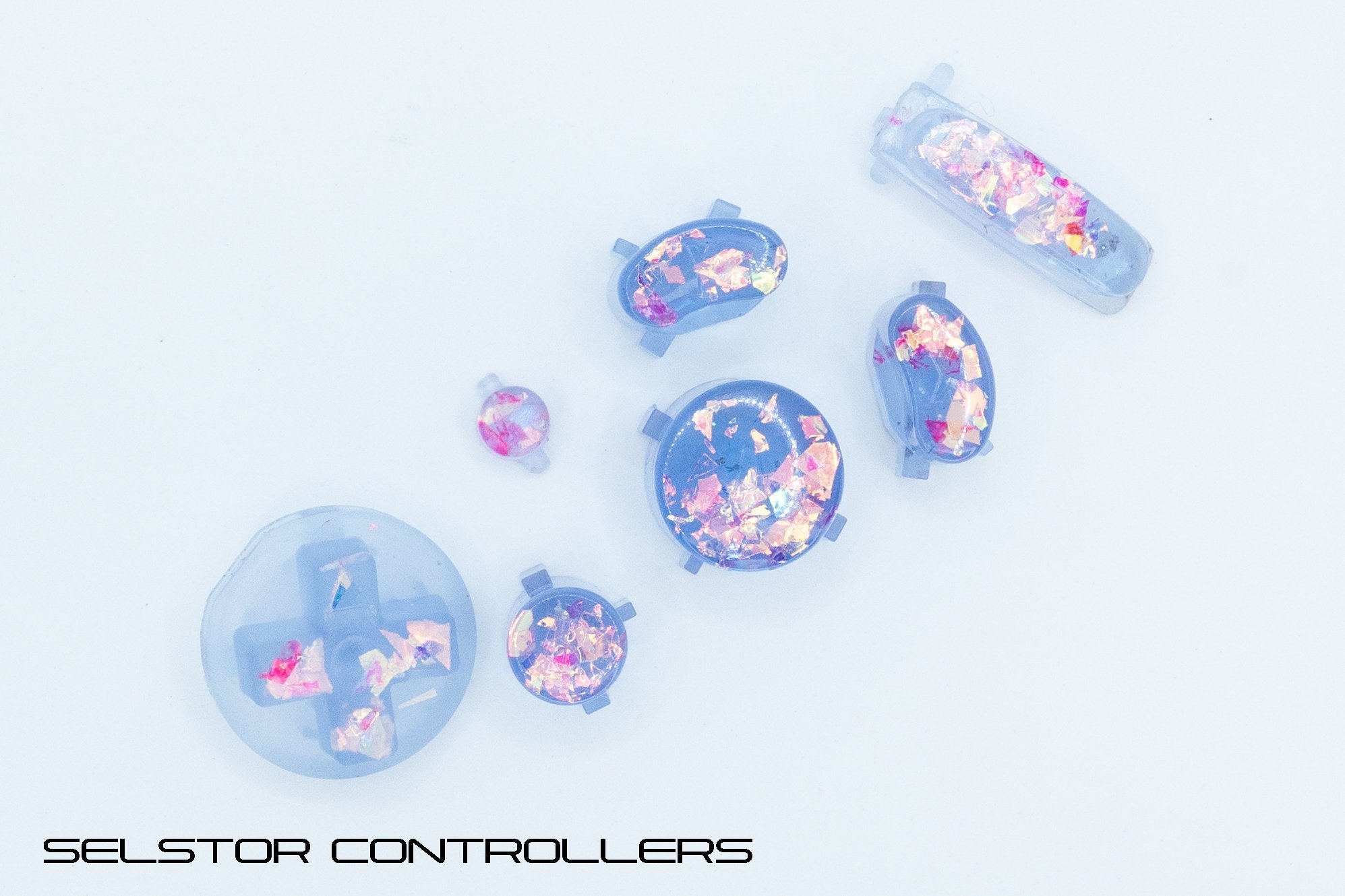 LUSTER GameCube Button Set - ABXYstartDpadZ (Mainstage Stock - M2)