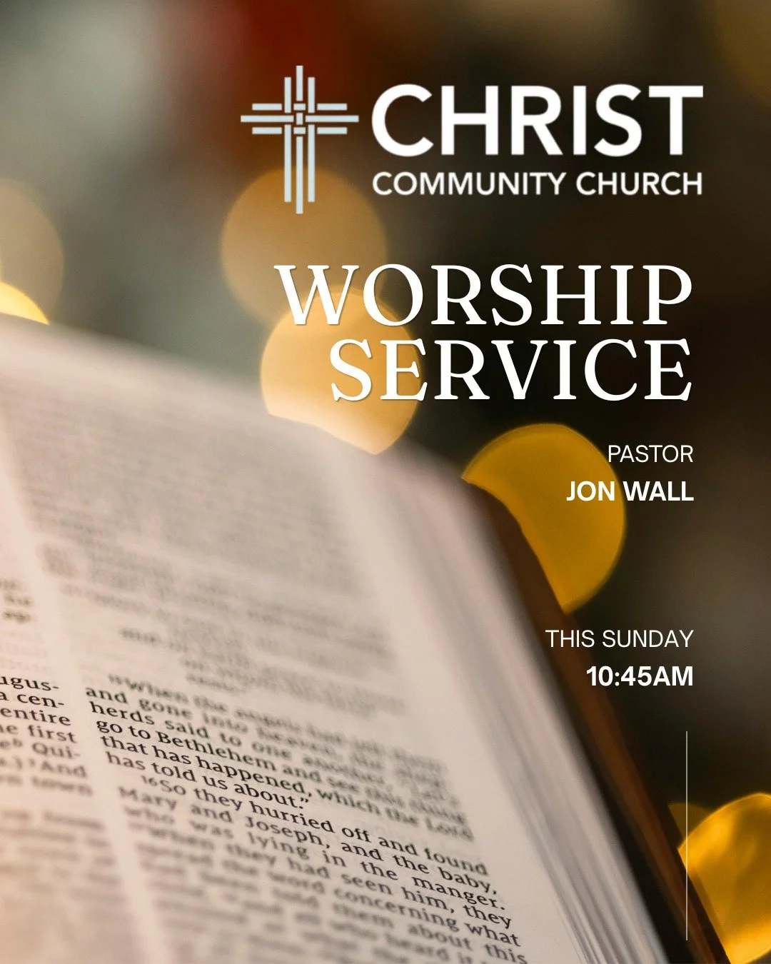 Join us for Worship Service
at 10:45 am each Sunday morning with Pastor Jon Wall. 
📍897 3rd Ave Excelsior, MN 55331

 #churchfamily #knowjesus #FaithAndFellowship #TheWordOfGod #ᴊᴇsᴜssᴀᴠᴇs #churchservice #ChristInYou