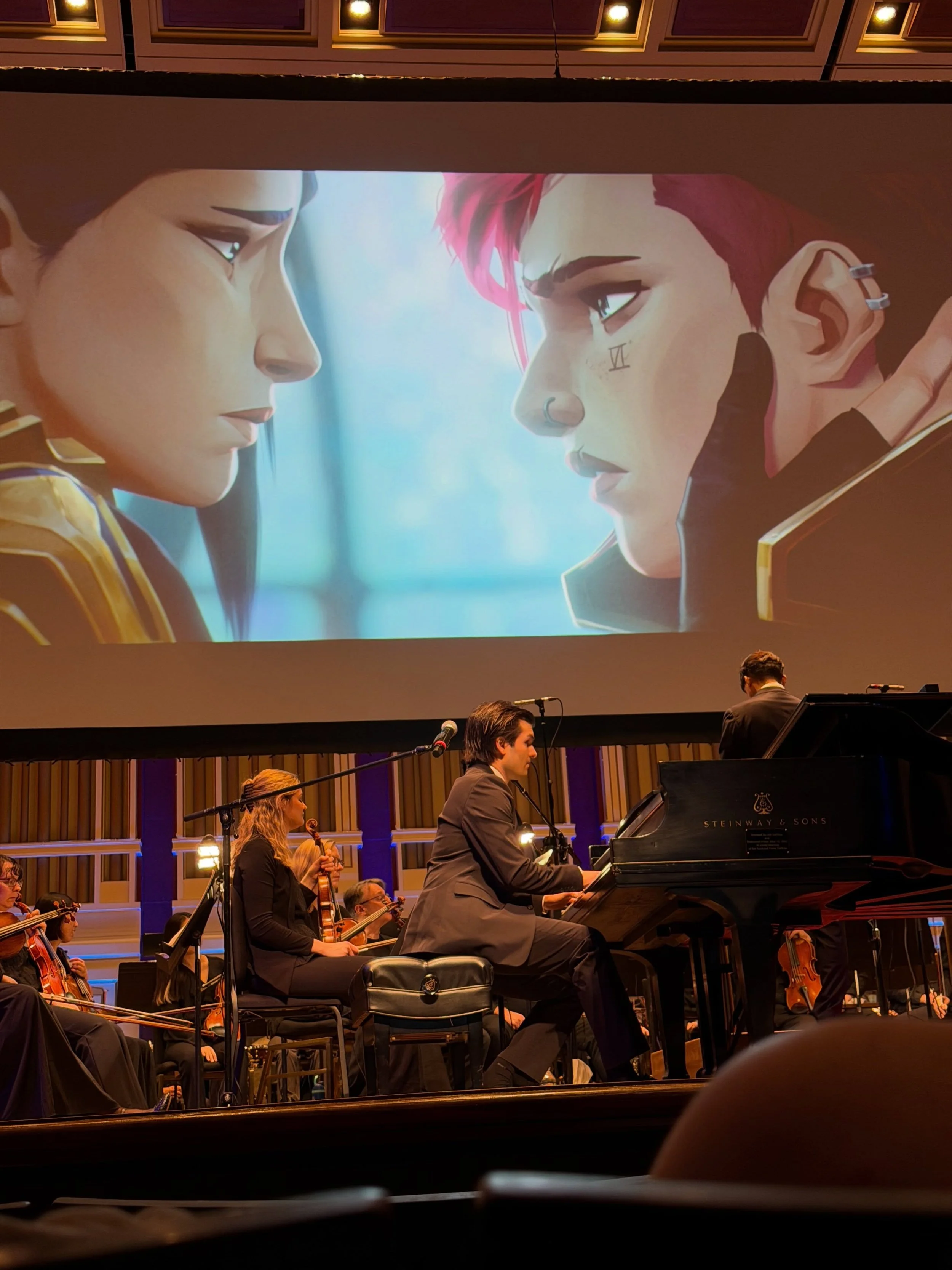 More photos from last week&rsquo;s world premiere of The Music of Arcane w/ @doh.moon &amp; the @pghsymphony 📸🎹

#arcane #pittsburgh #andrewkierszenbaum #themusicofarcane #piano