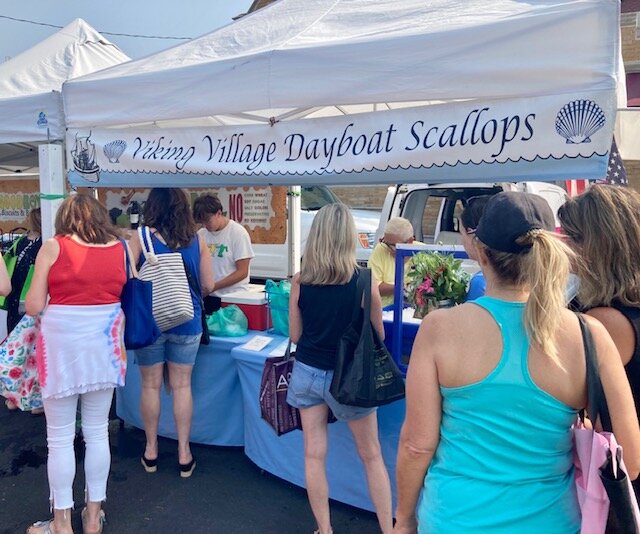 Viking Village is dedicated to keeping all local fisherman fishing and harvesting responsibly. The emphasize responsibly caught fish and scallops ensuring minimal impact on the environment and fish habitat. Their dayboat scallops, tuna, and shrimp  a