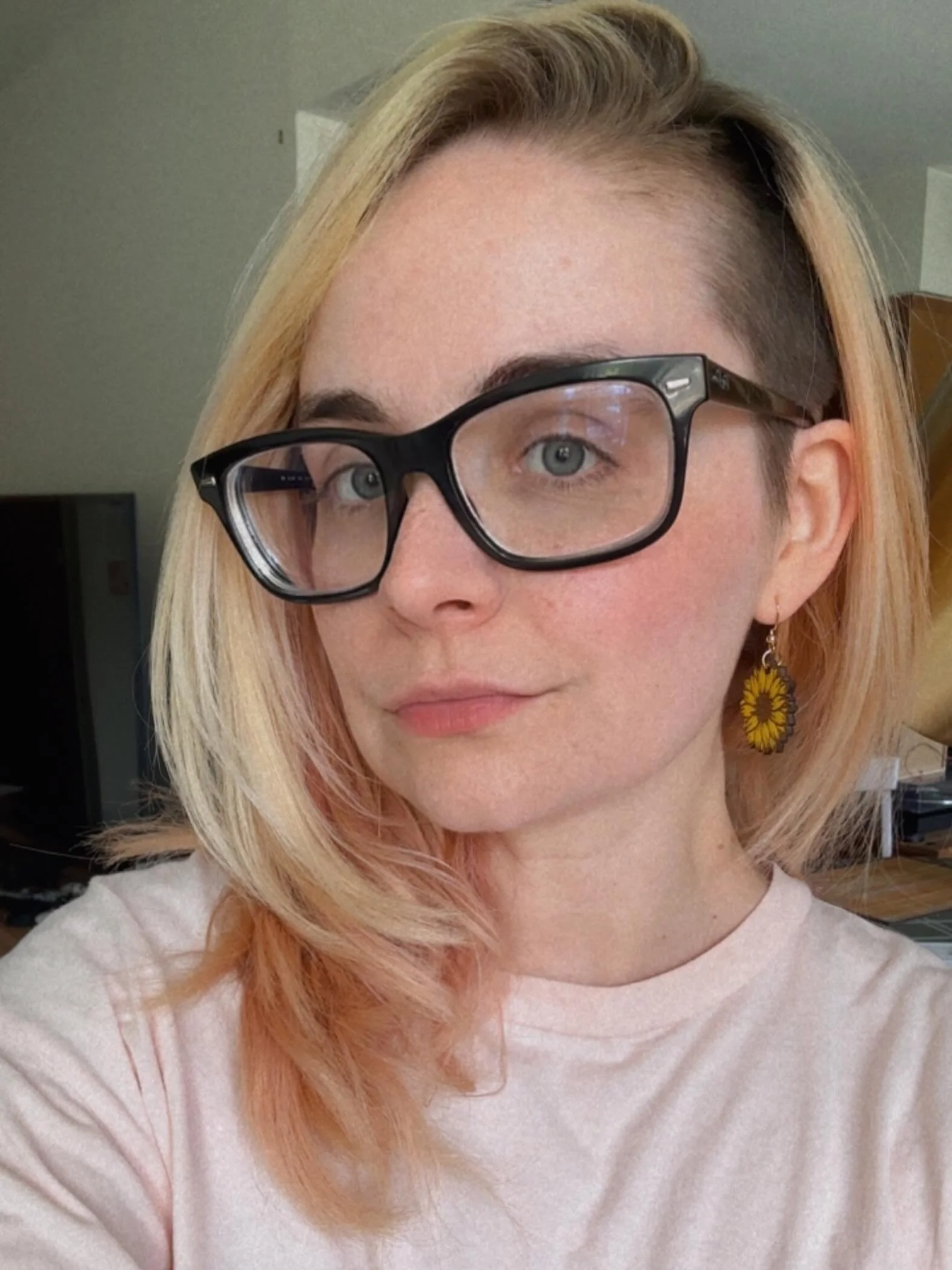 Happy pride, here&rsquo;s a gay selfie 🏳️&zwj;🌈 (and remember: queer liberation includes trans liberation, the first pride was a riot, kids deserve queer books, gender affirming healthcare saves lives, free Palestine, and ACAB)