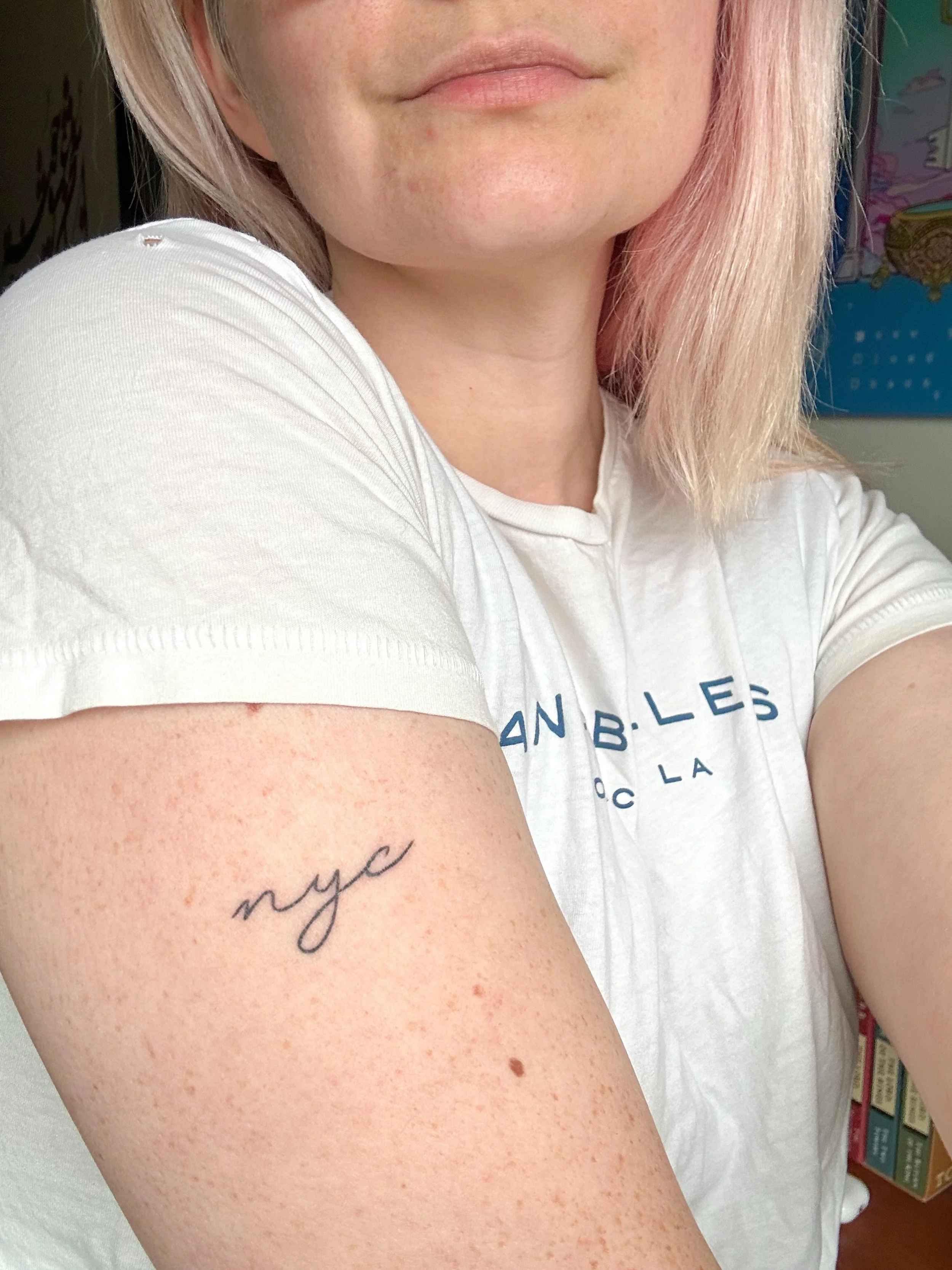 Today marks ten years of living in NYC (not counting the years I lived here as a kid). Got this flash tattoo a couple weeks ago and only realized in the last few days that I happened to get it around this anniversary. New York means more to me than a