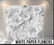 White Paper Flowers