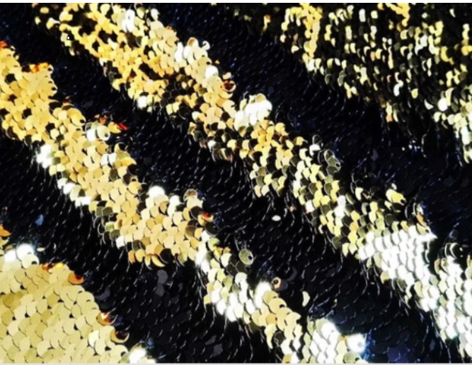 Gold/Black mermaid sequins