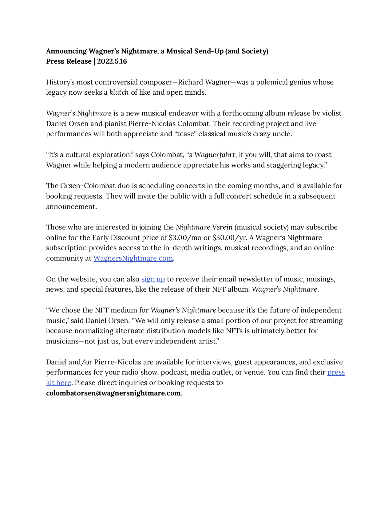 Wagner's Nightmare Press Release.png