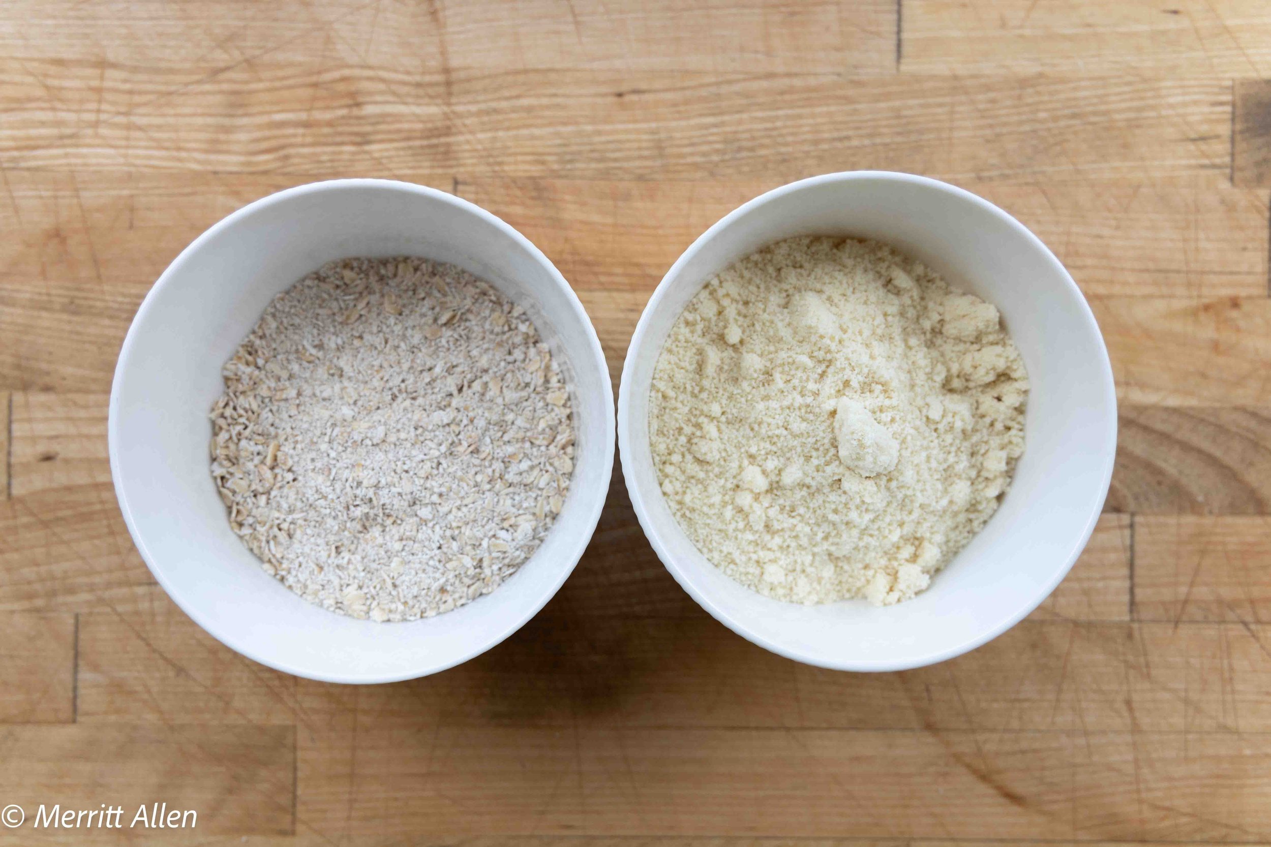 Almond Flour and Quick Oats