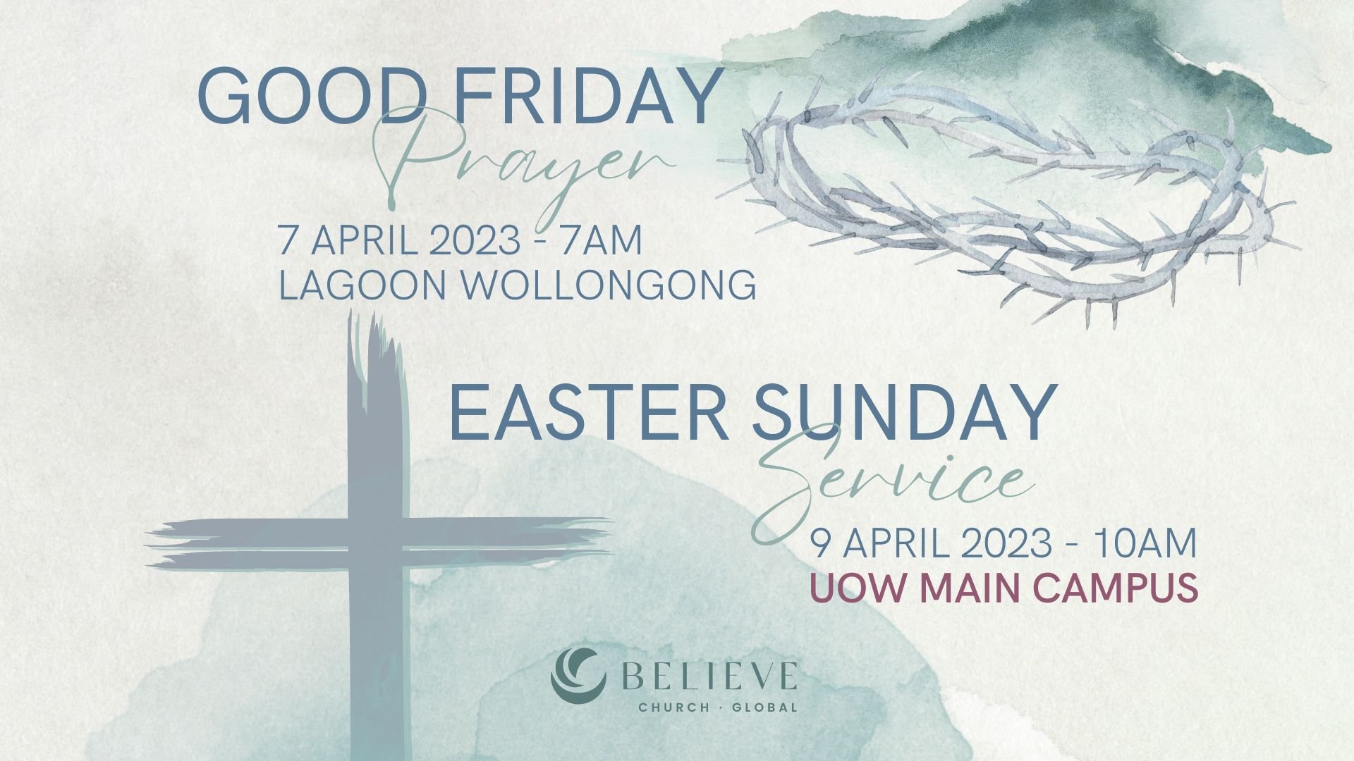 Believe Church Easter Service - 9th April 2023