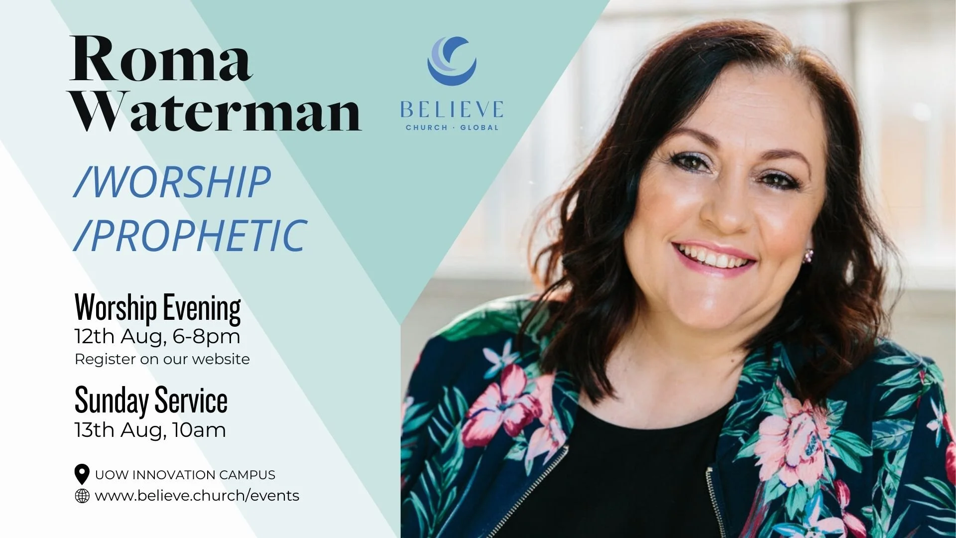 Roma Waterman - Worship &amp; Encounter Evening