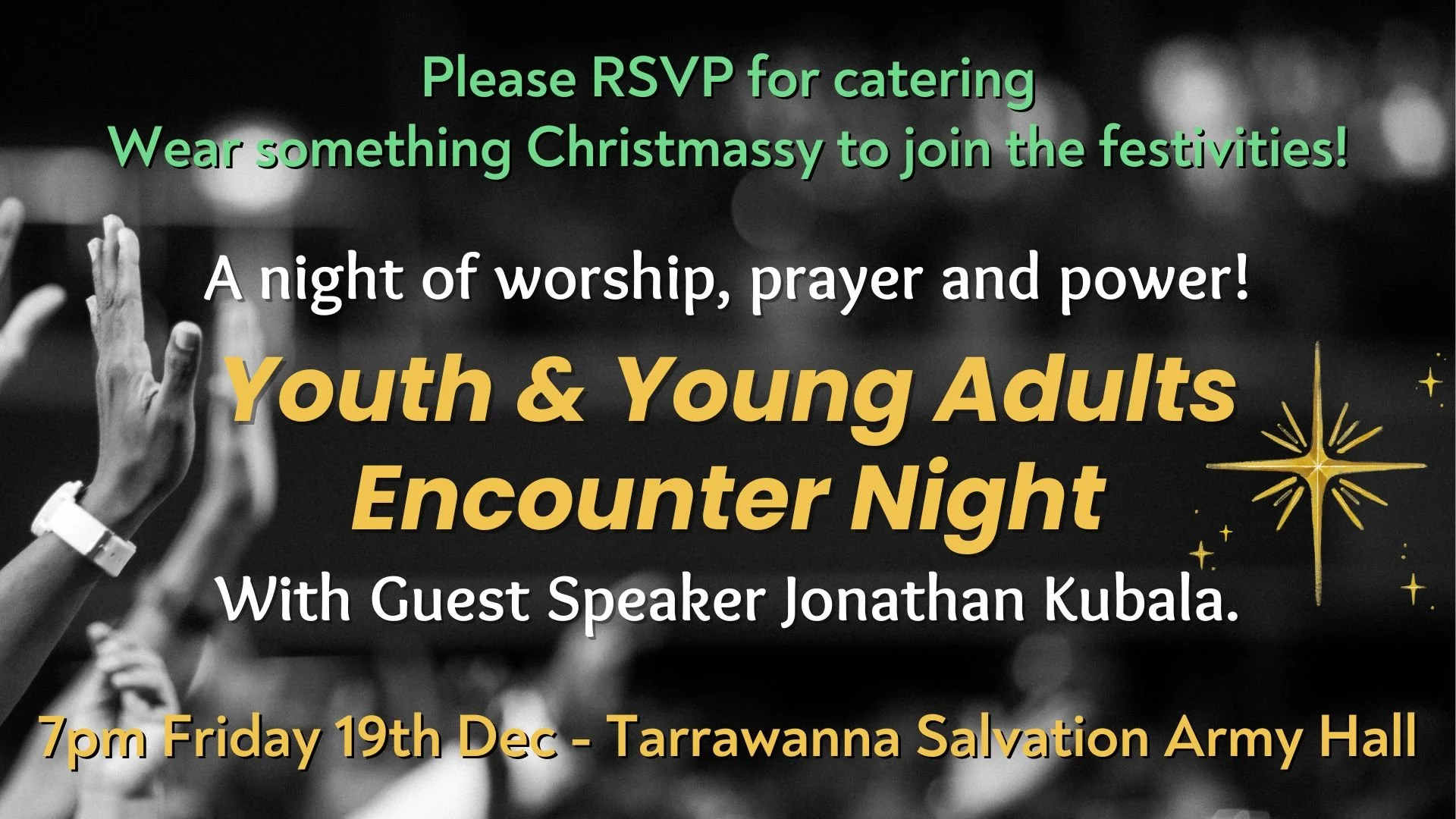Youth &amp; Young Adults Encounter Night - Friday 19th December