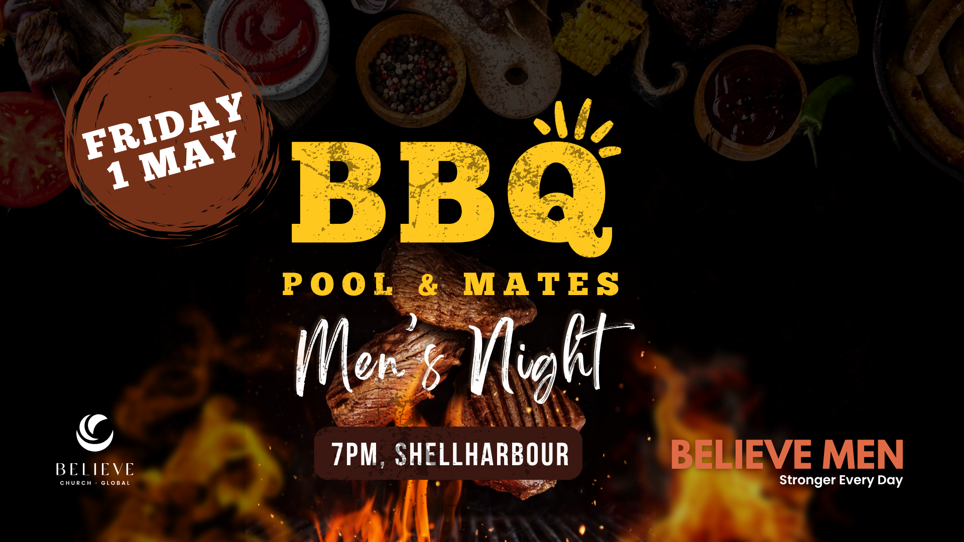 Believe Men’s Event - BBQ, Pool &amp; Mates
