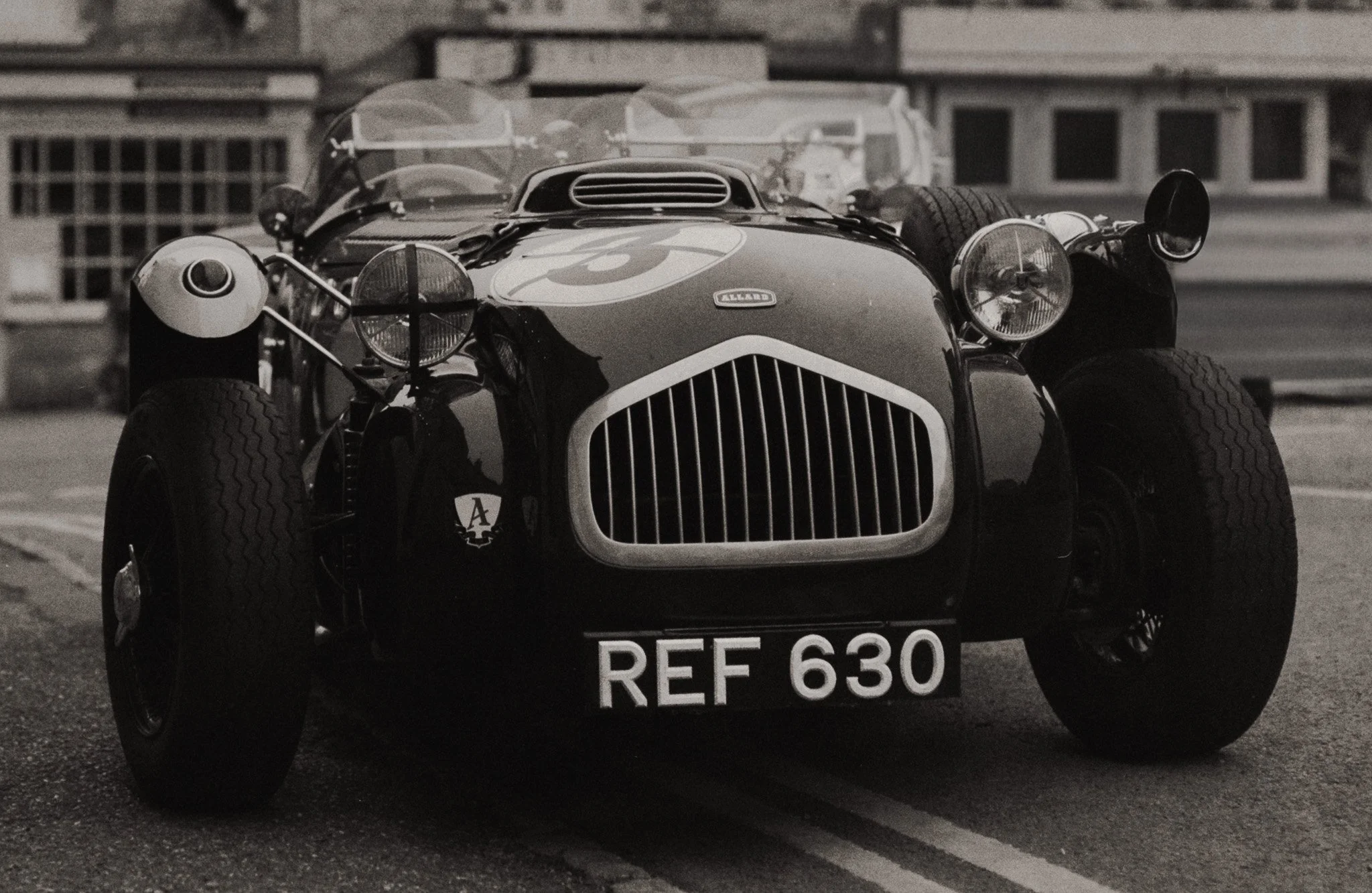 1950's Allard on the street in Burford, UK
