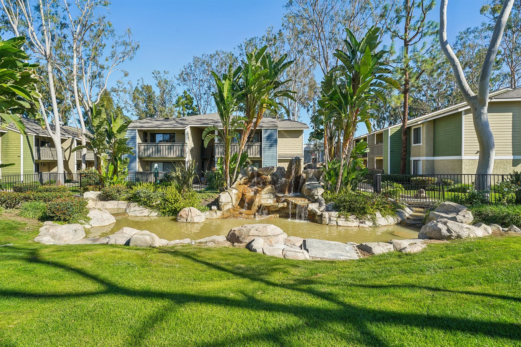 Our tranquil pond at River Oaks