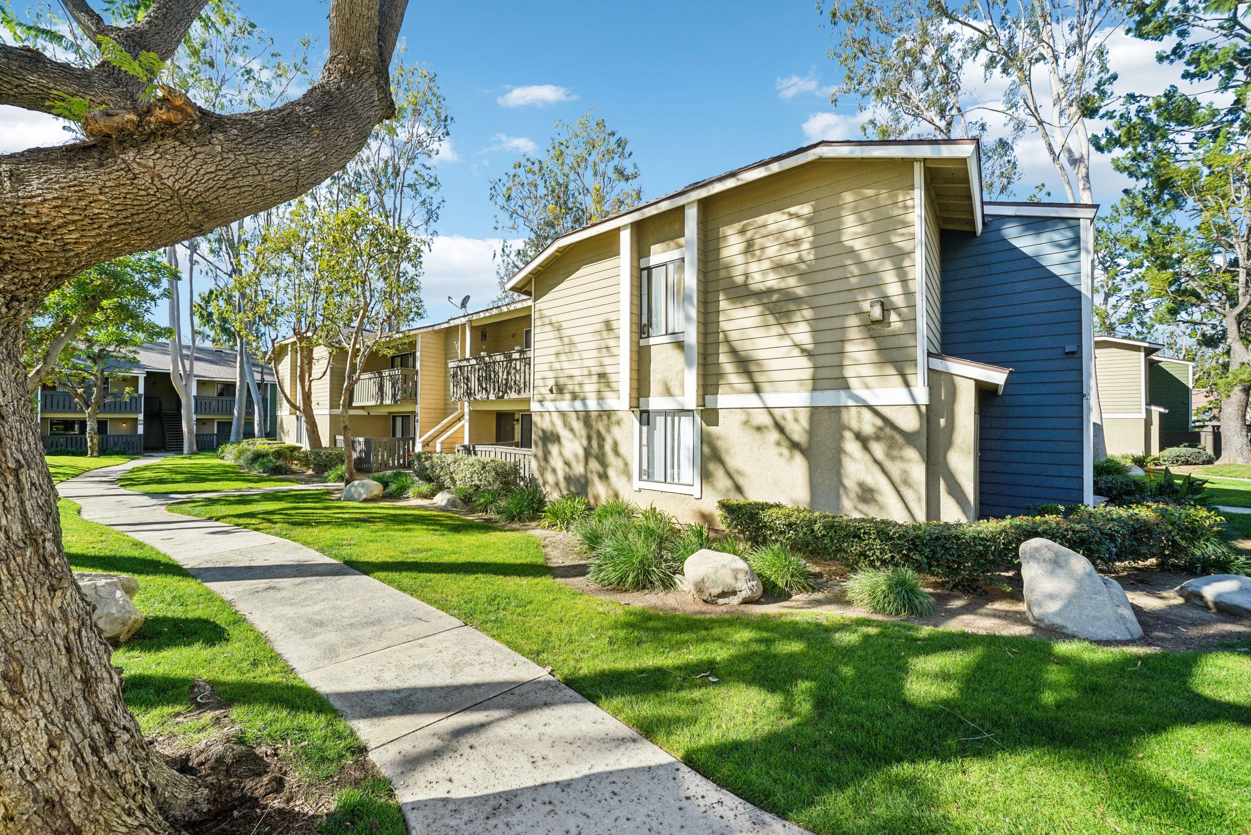 A beautiful exterior shot of our condominiums