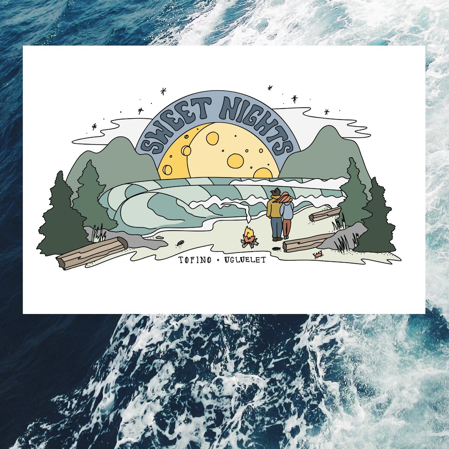 Sweet nights or swell days - Whens your favourite time to hit the beach? 🌞🌛

Illustrations for @selkiescoastalcreations

.
.
.
.
#illustrationartists #illustration #design #graphicdesign #fresco #adobefresco #procreate #westcoast #tofino #sunset #s